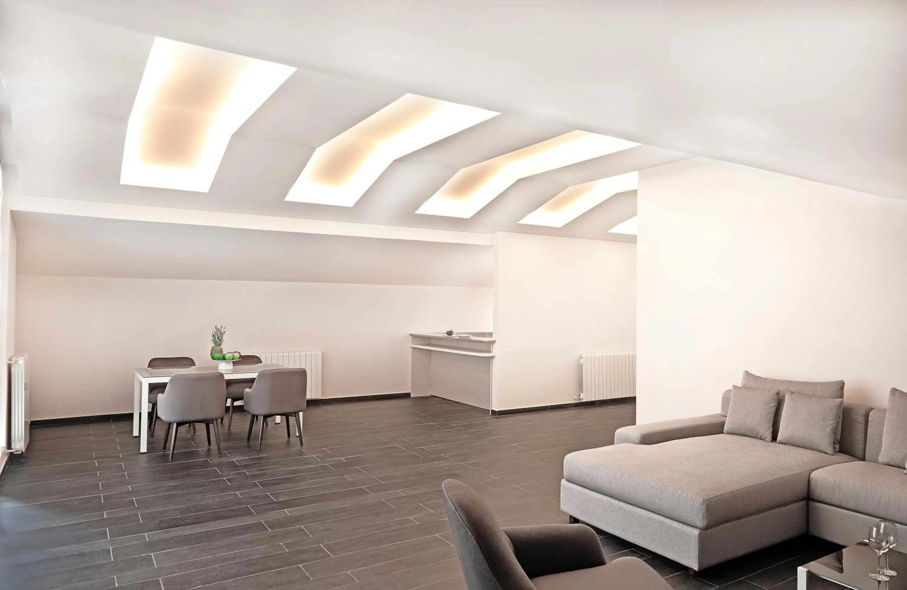 Seating area in Le Pave Hotel