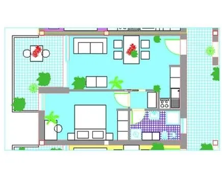 Floor plan in Residence Hotel Hungaria