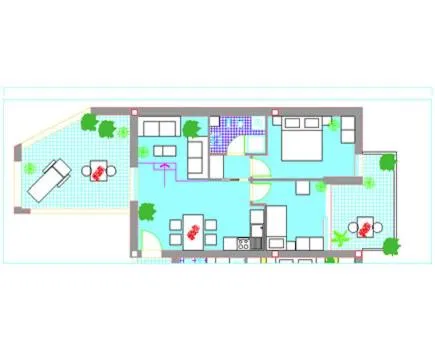 Floor plan in Residence Hotel Hungaria