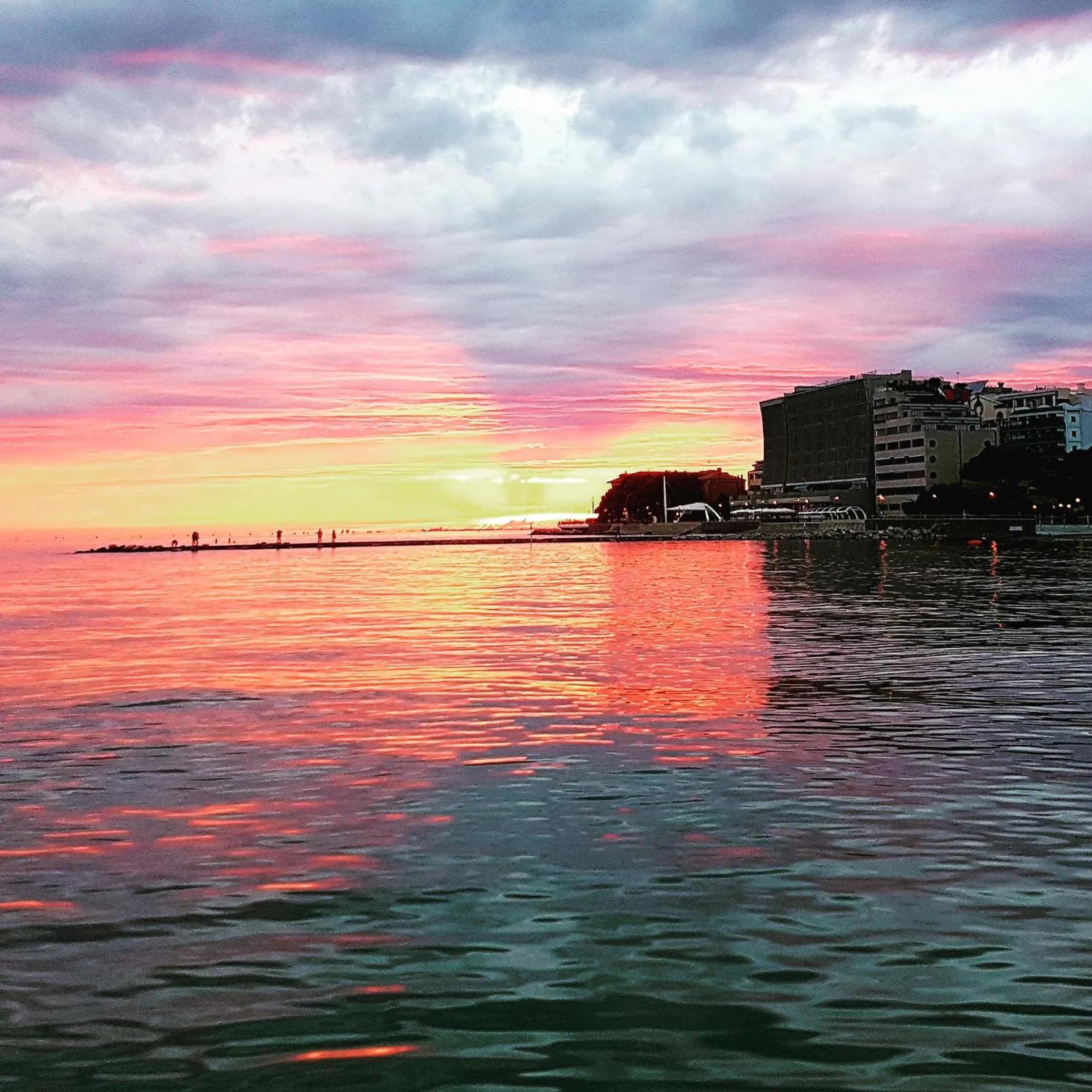 Sunset in Residence Hotel Hungaria