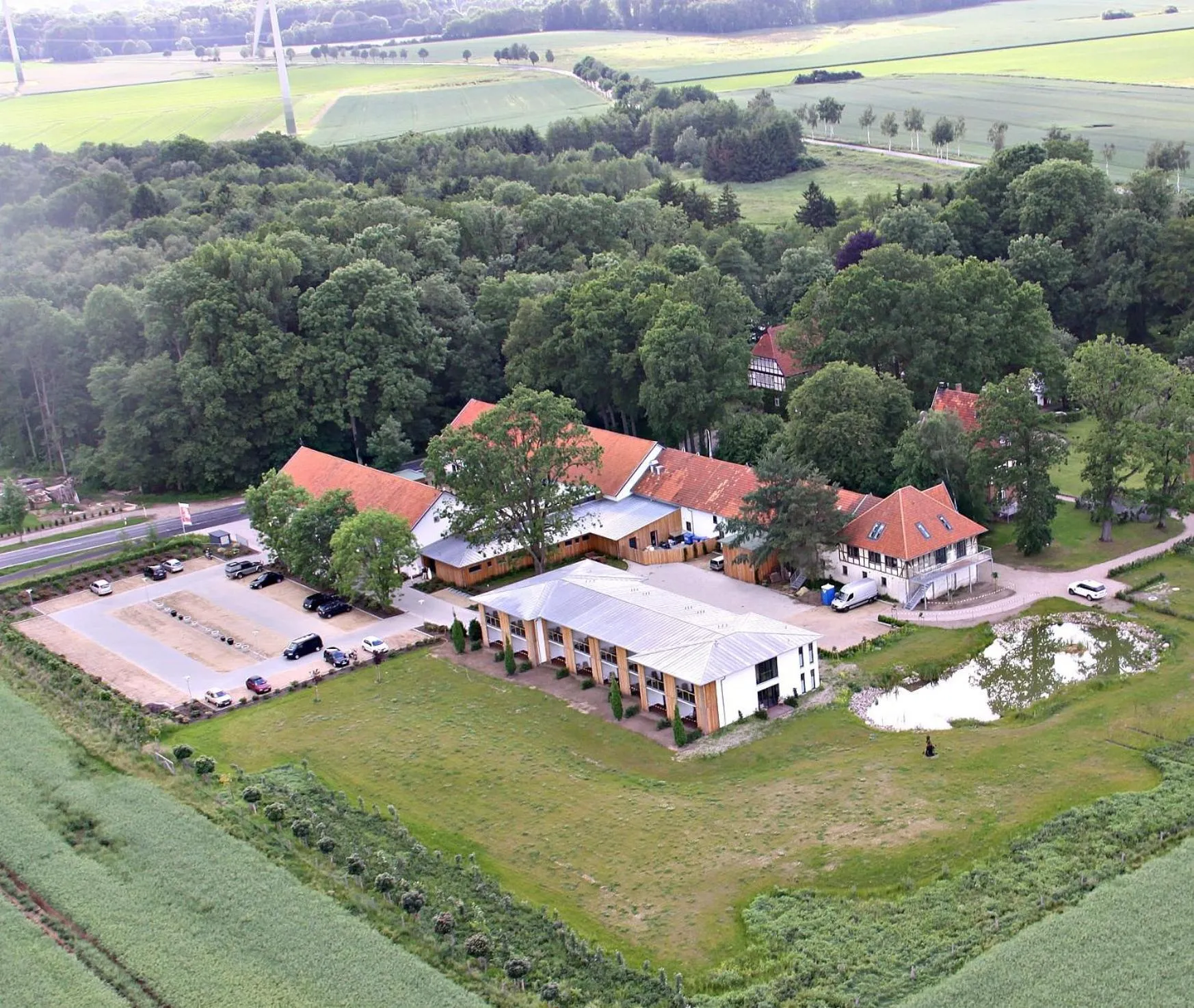 Bird's eye view in Hotel Gut Bardenhagen