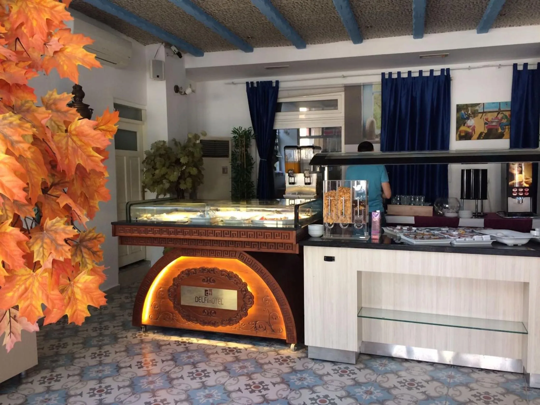 Buffet breakfast in Delfi Hotel Spa & Wellness Center