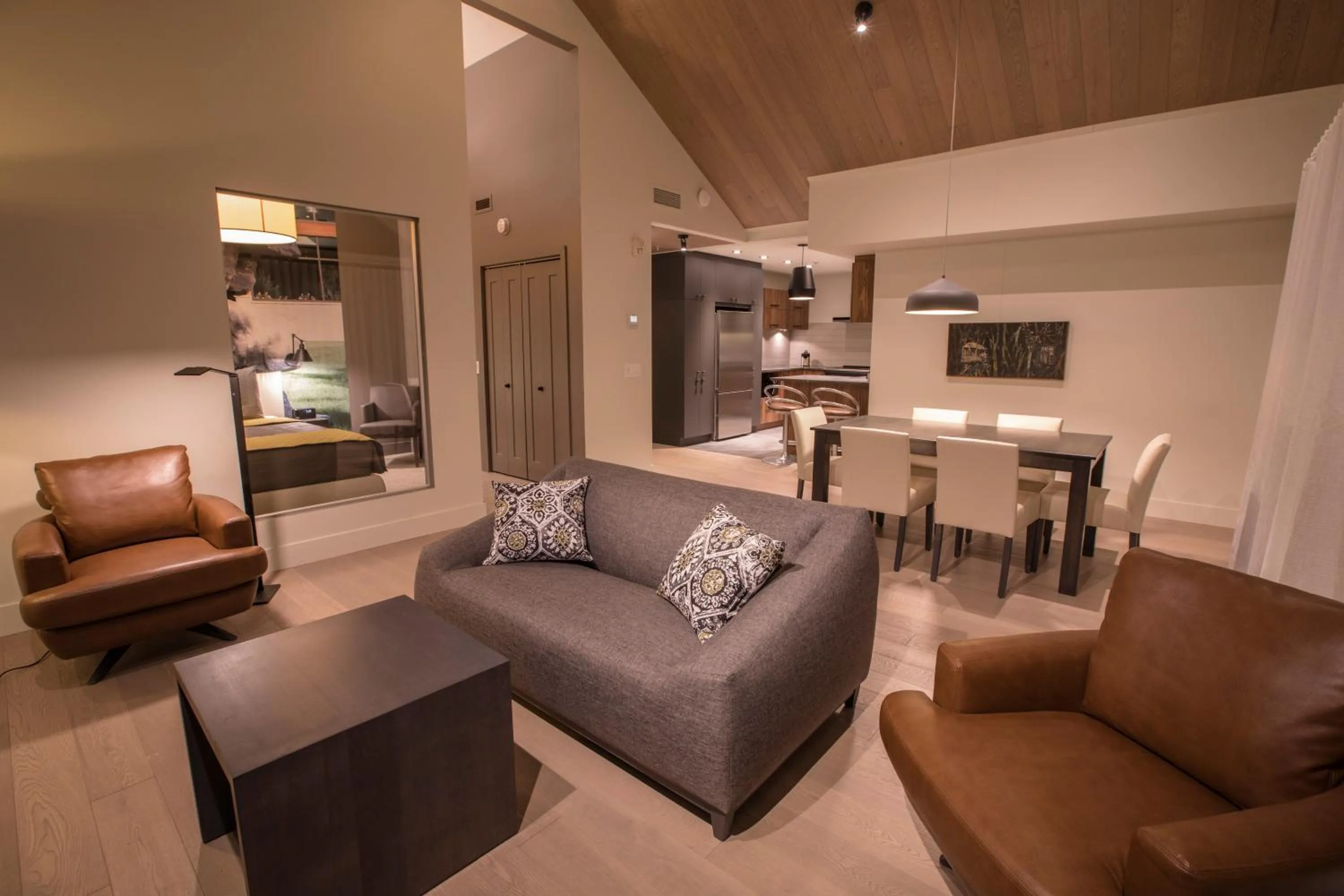 Living room in Kinipi Spa Nordique & Hebergement