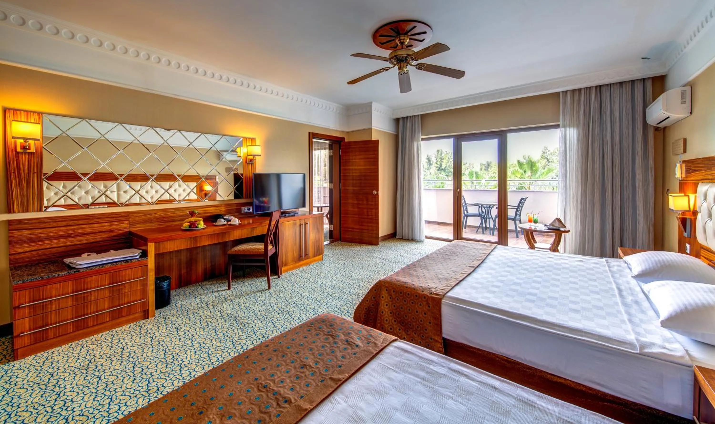 Bed in Bera Alanya Hotel - Halal All Inclusive