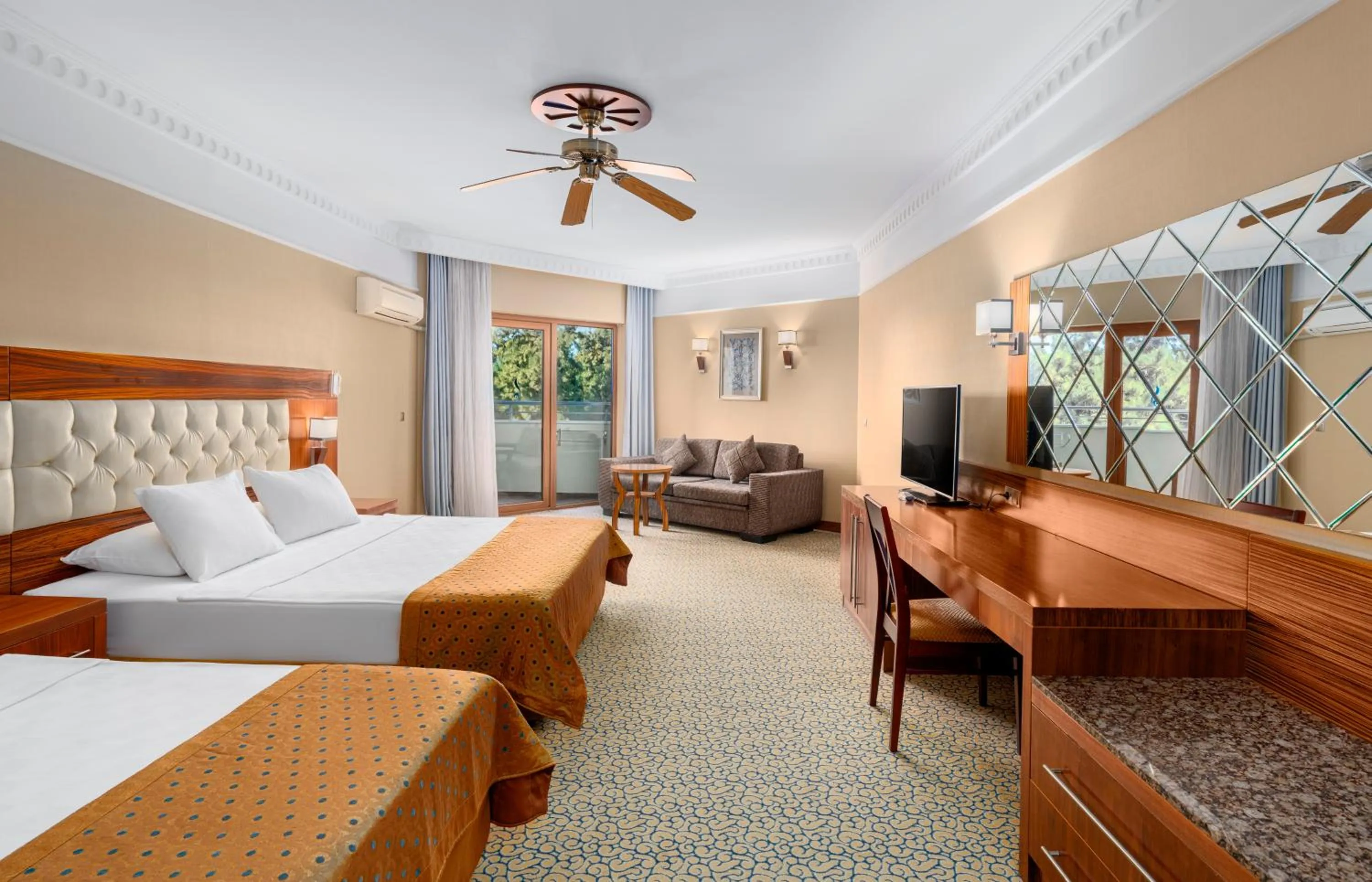 Bed in Bera Alanya Hotel - Halal All Inclusive