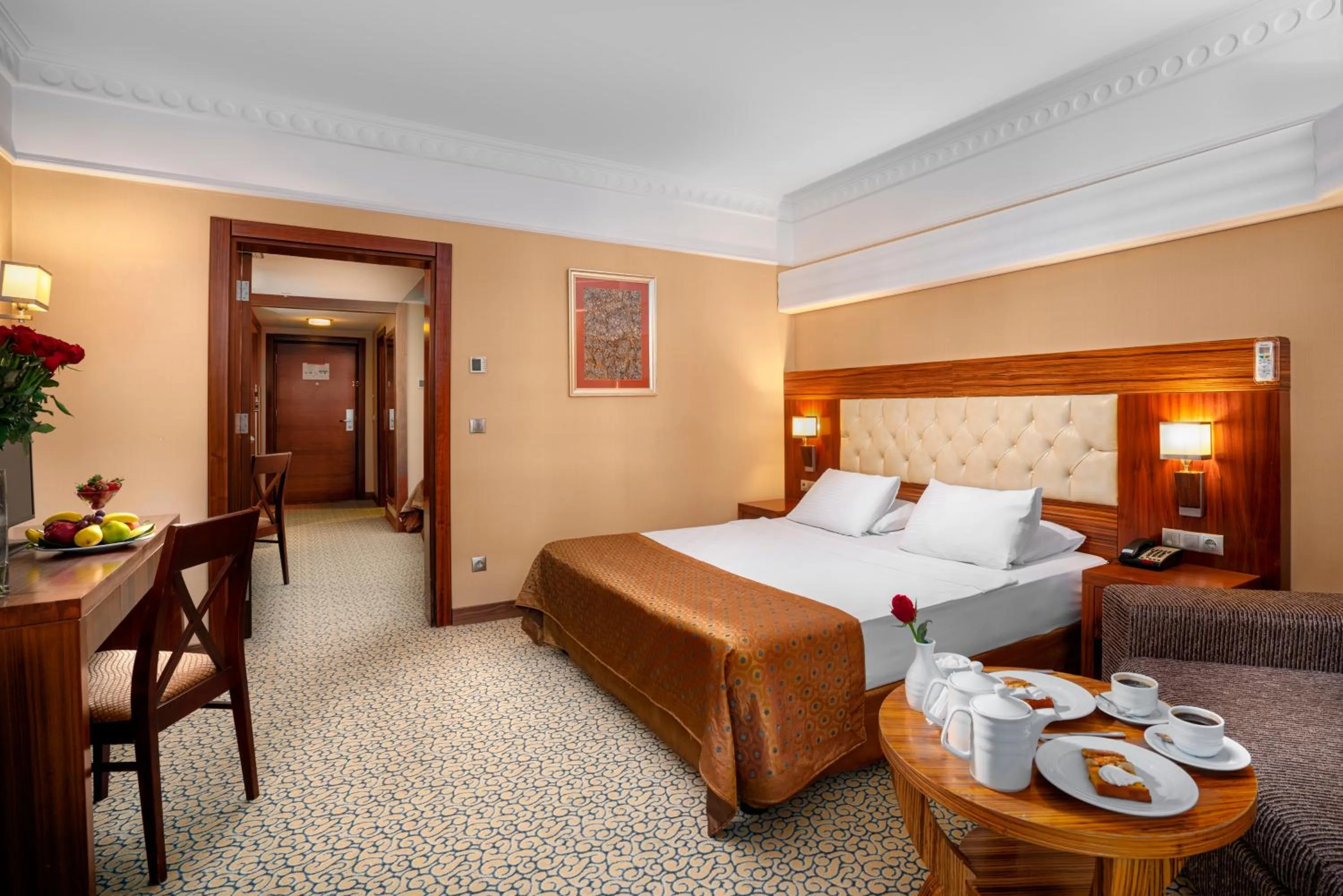 Bed in Bera Alanya Hotel - Halal All Inclusive