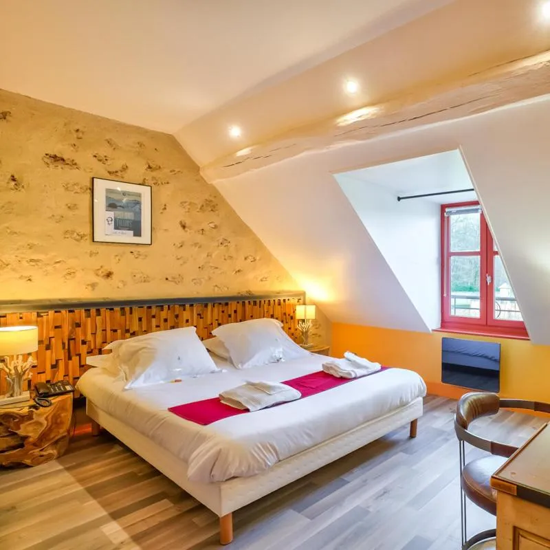 Bed in Auberge du Manet