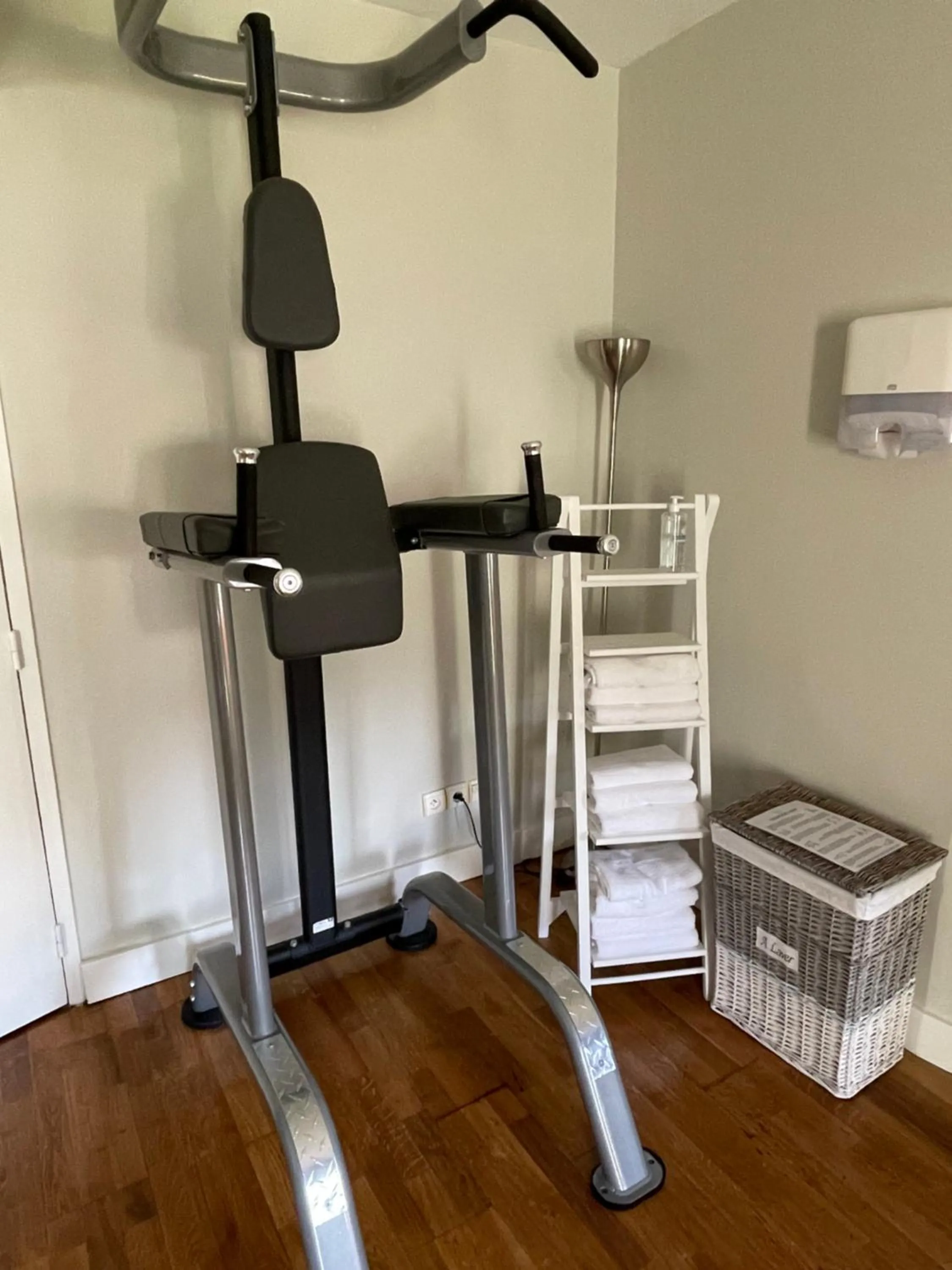 Fitness centre/facilities in Auberge du Manet