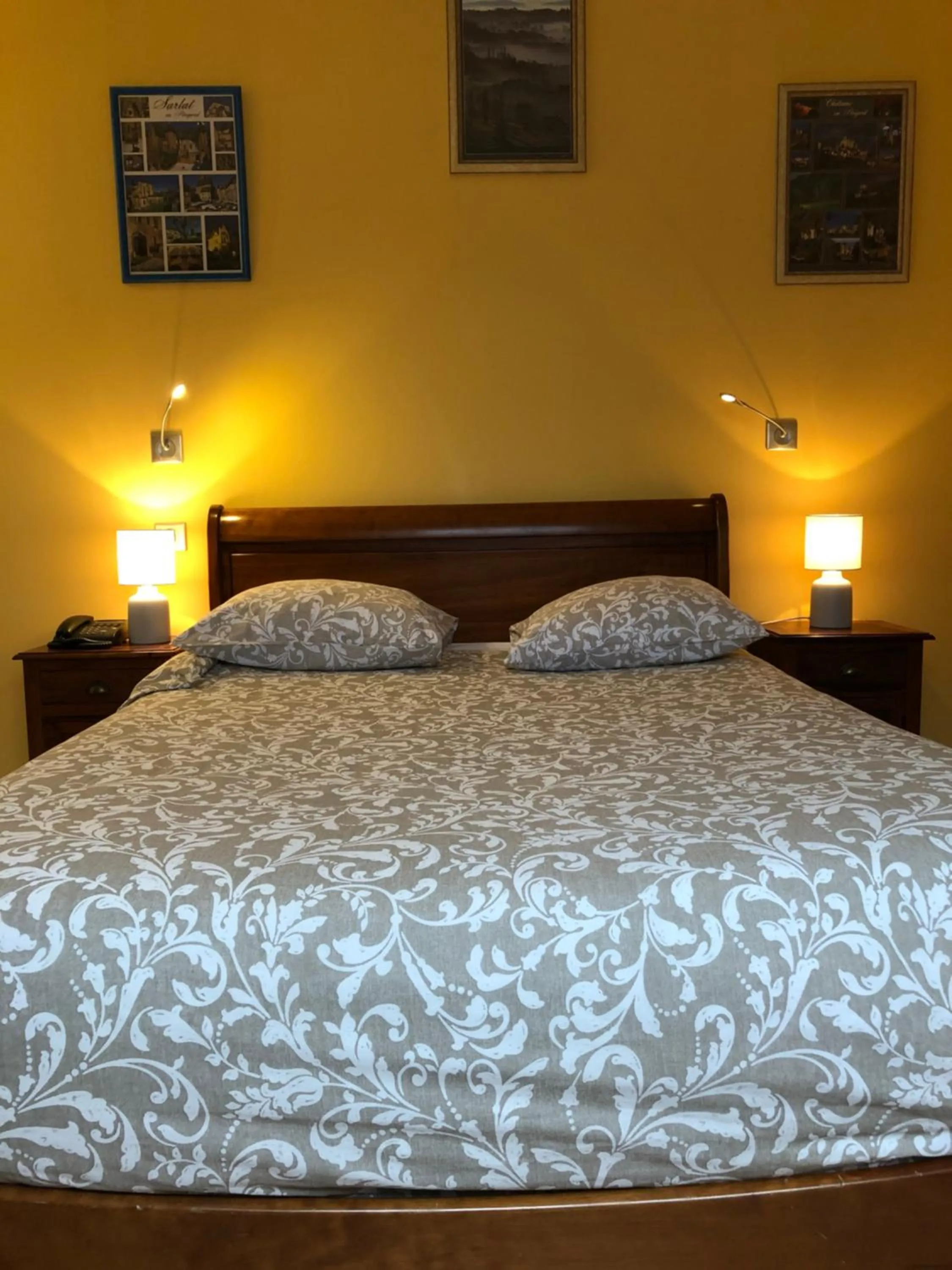 Bed in Auberge du Manet