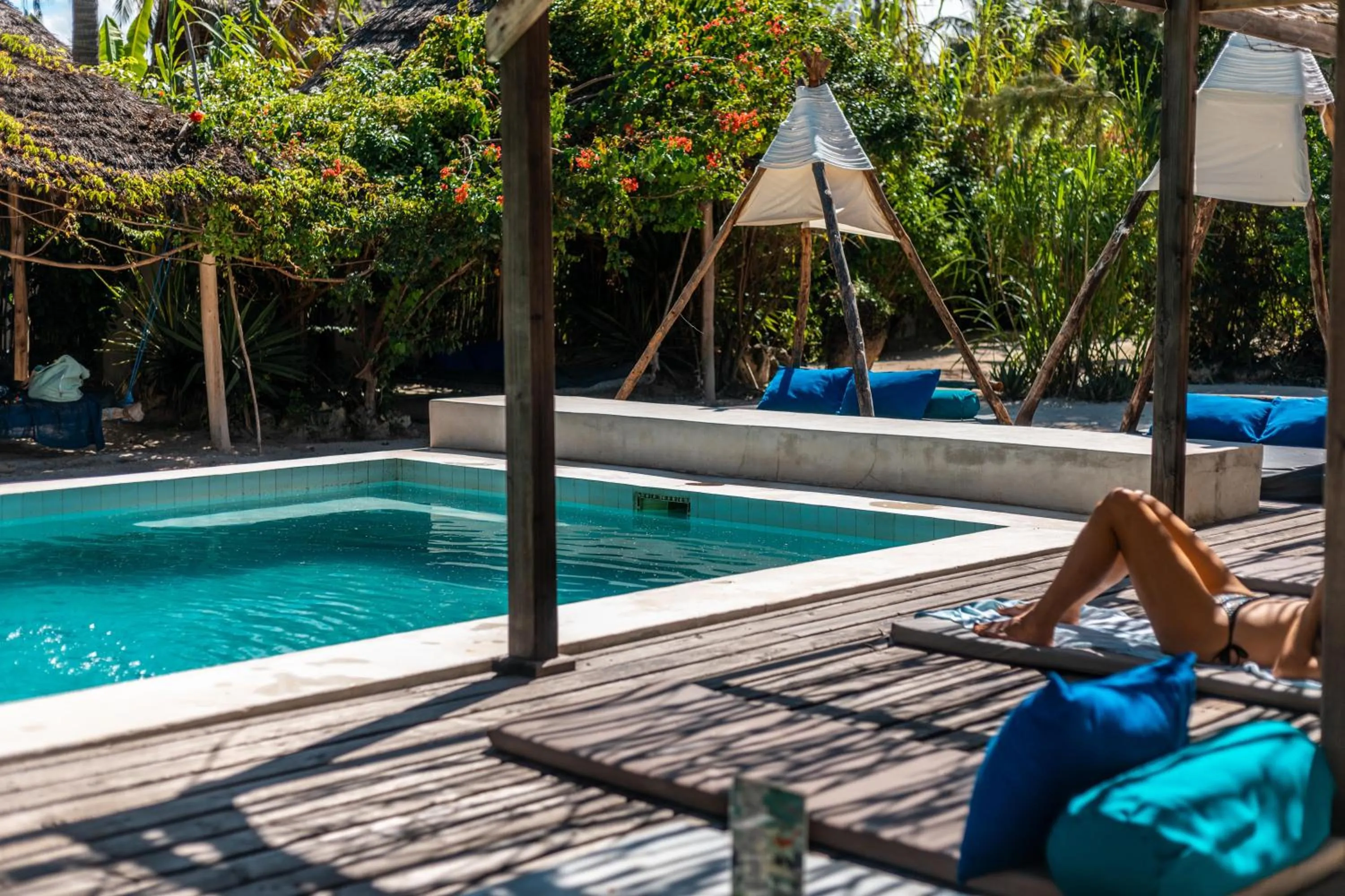 Swimming pool in B4 Beach Club