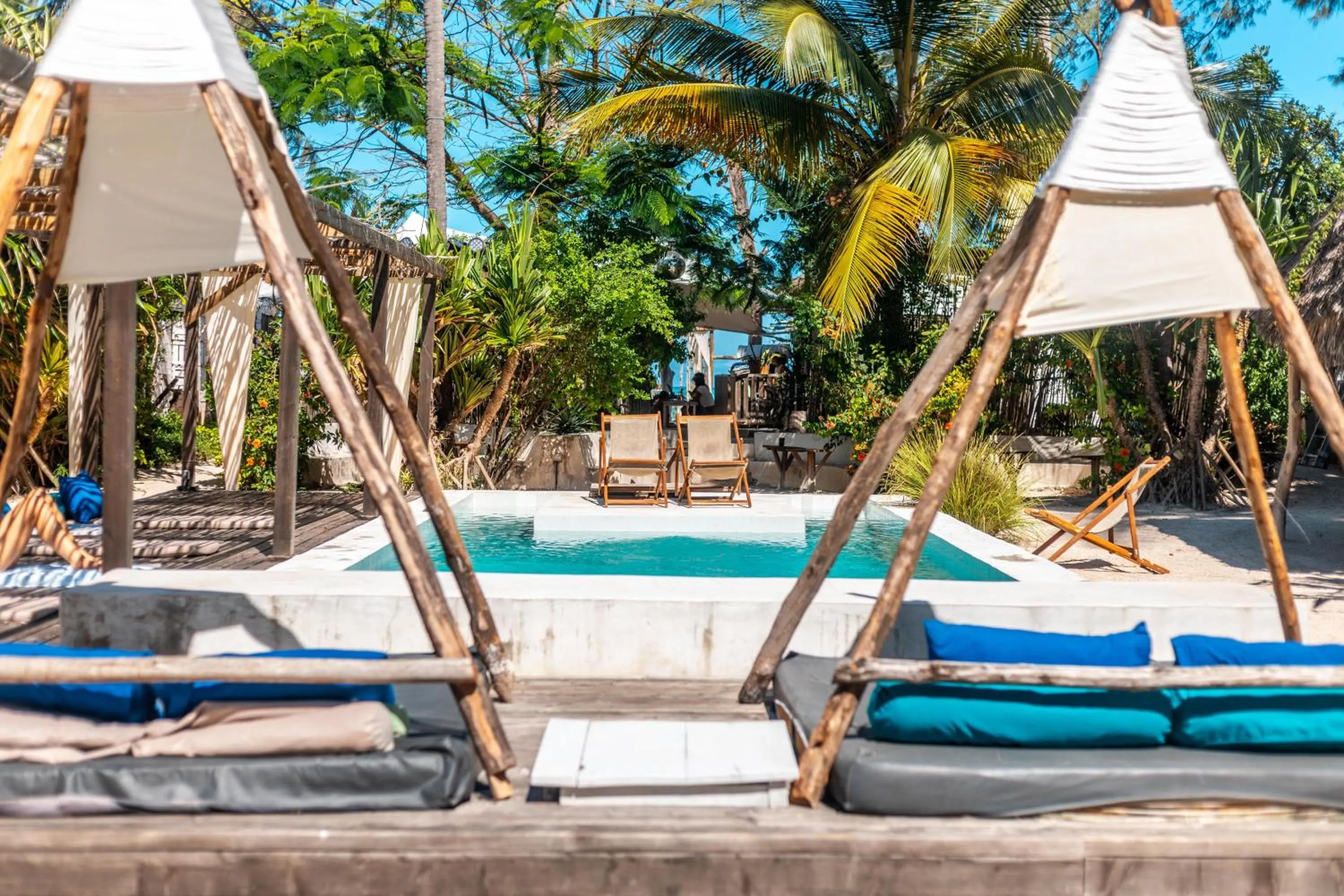 Swimming pool in B4 Beach Club