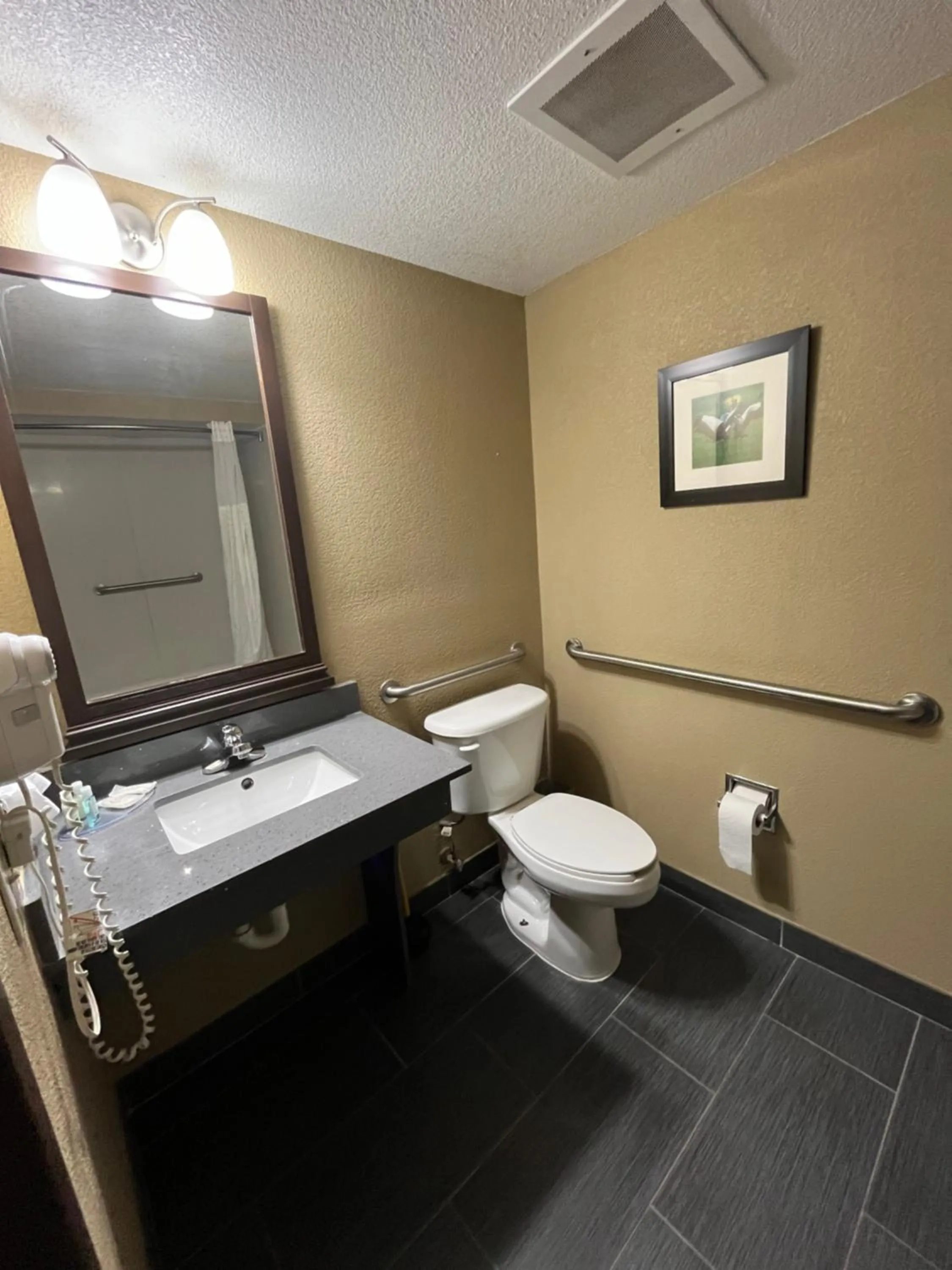 Bathroom in Quality Suites Graham - Burlington South