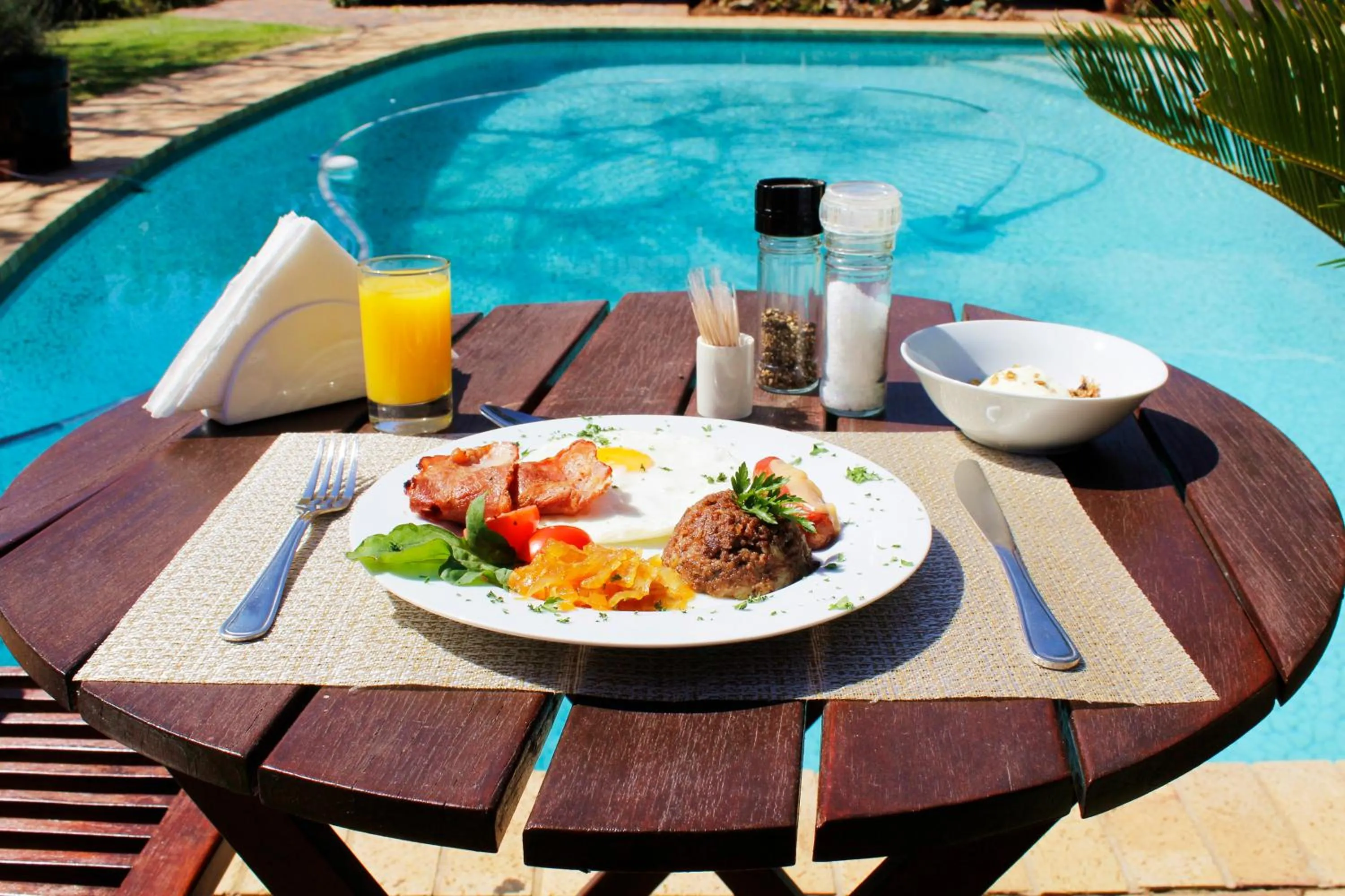 Dining area in Amani Guest Lodge