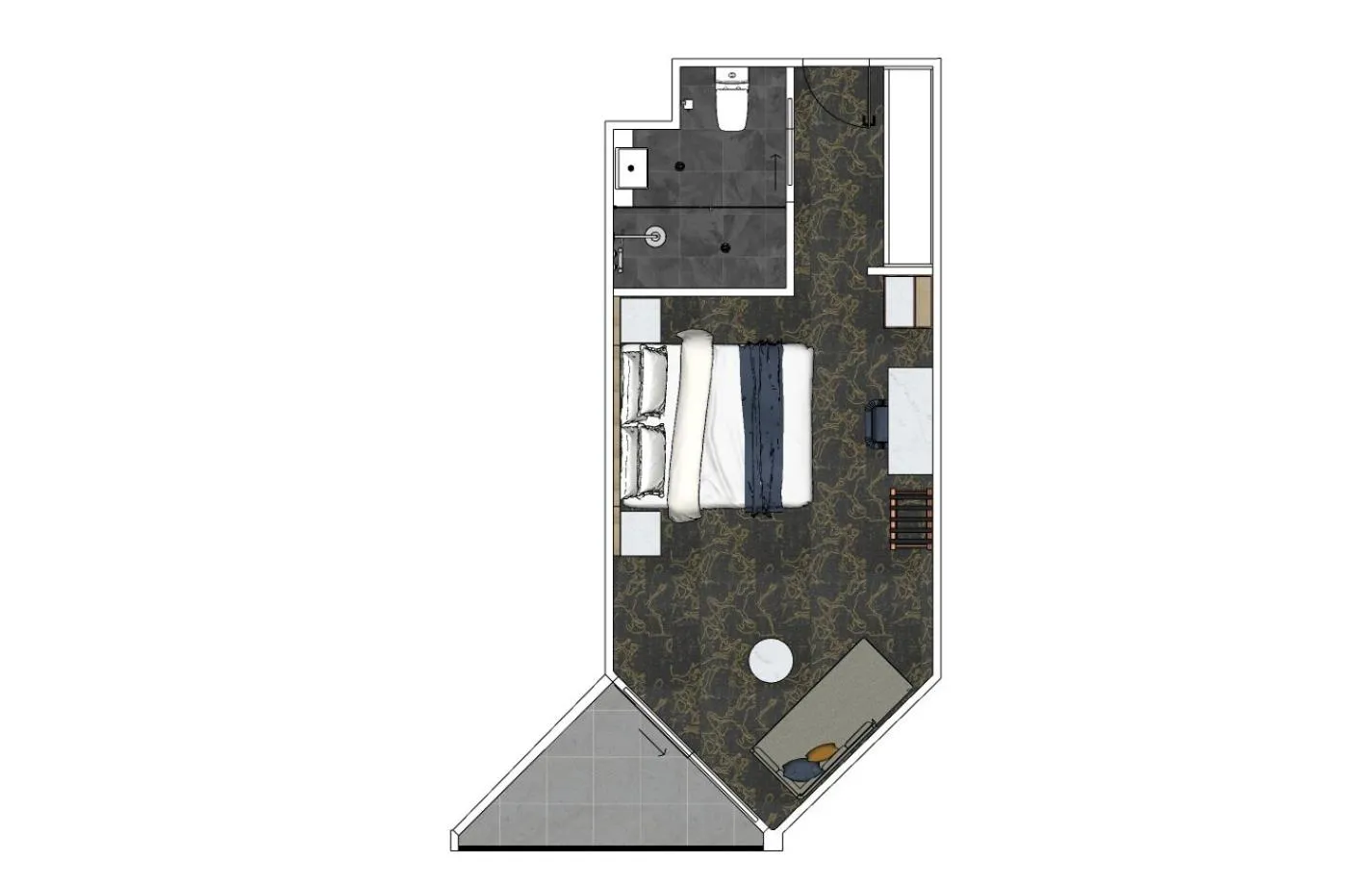 Floor plan in Hotel Grand Chancellor Brisbane