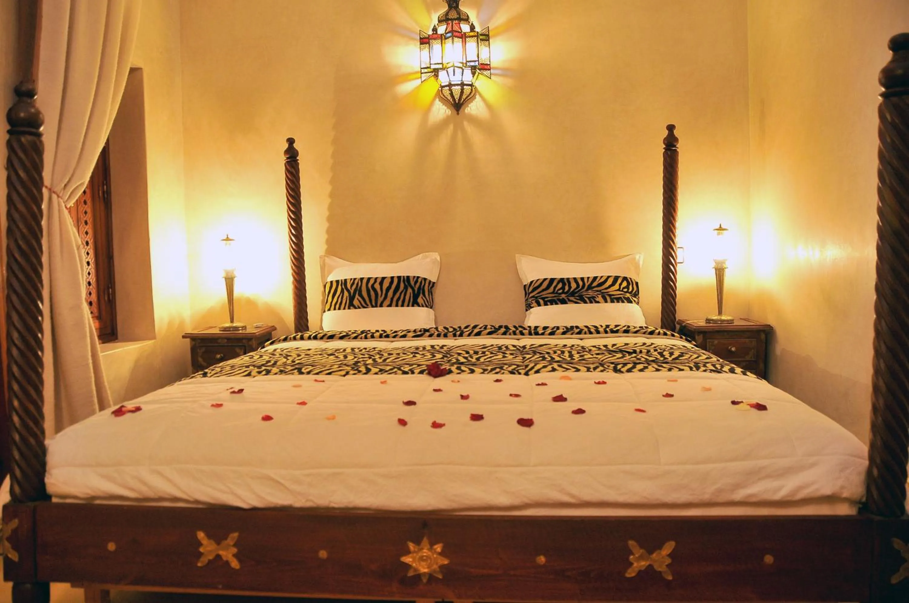 Bedroom, Bed in Riad Lila