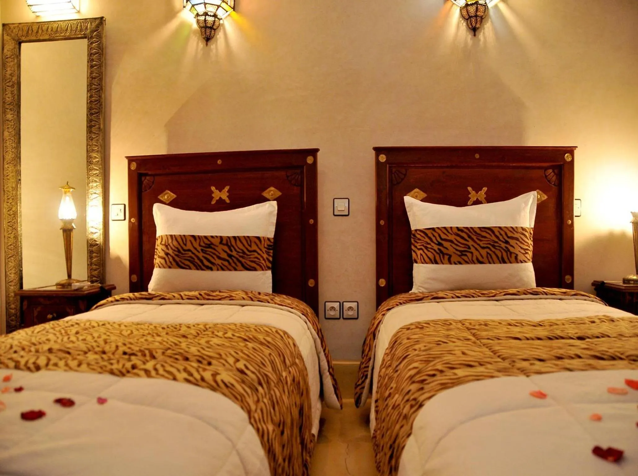 Bedroom, Bed in Riad Lila