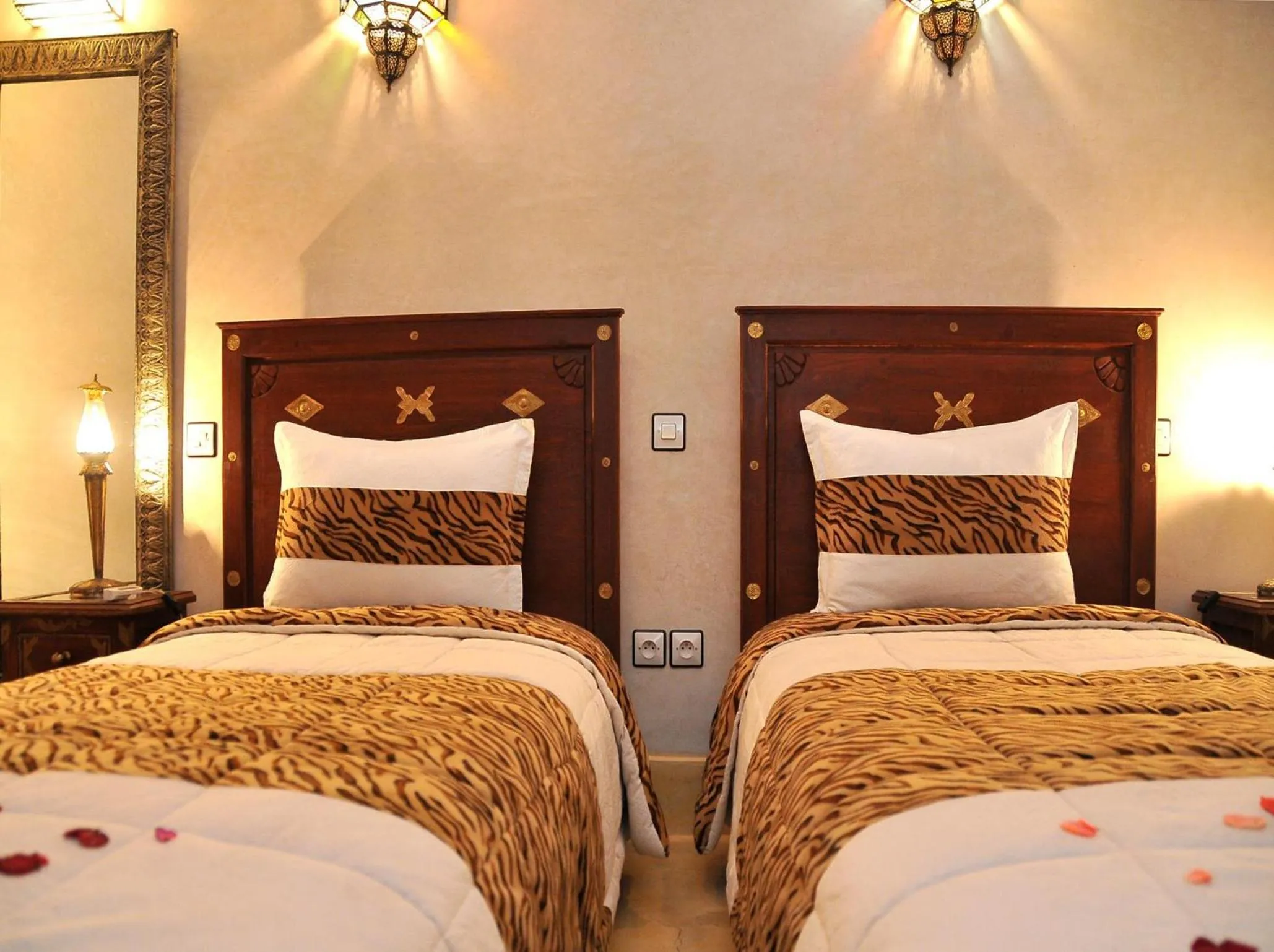 Bedroom, Bed in Riad Lila