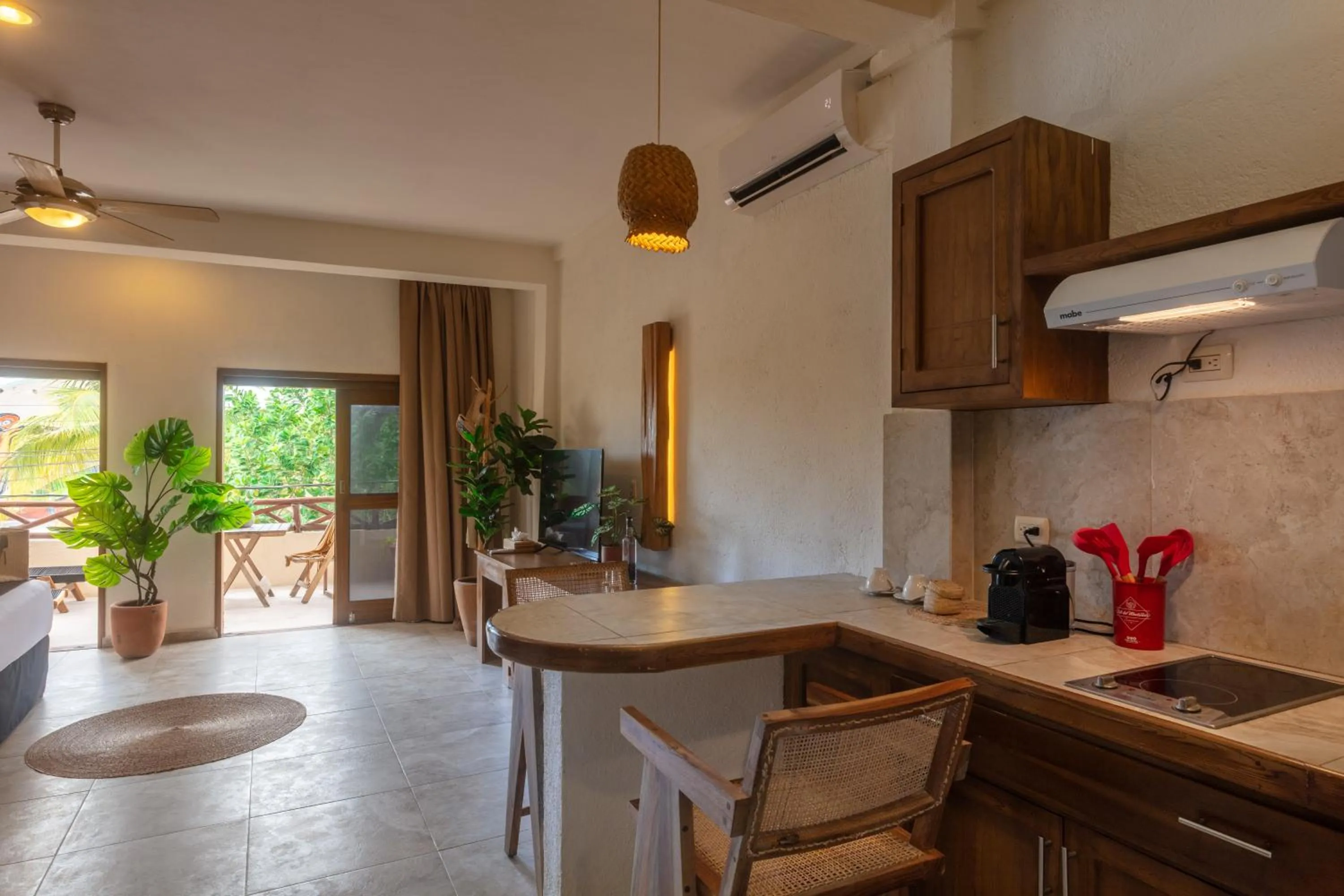 Kitchen or kitchenette in Hotel Arena