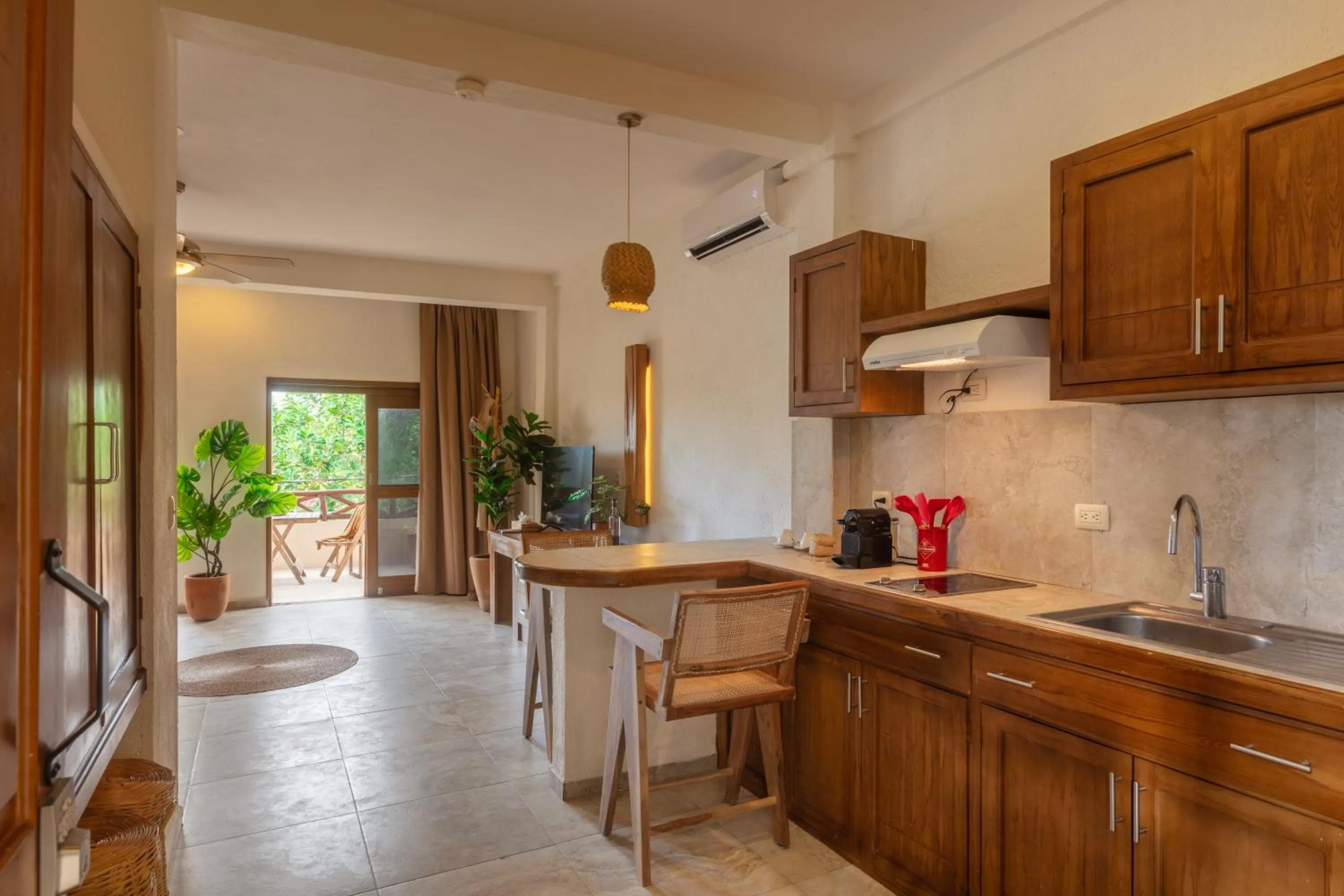 Kitchen or kitchenette in Hotel Arena