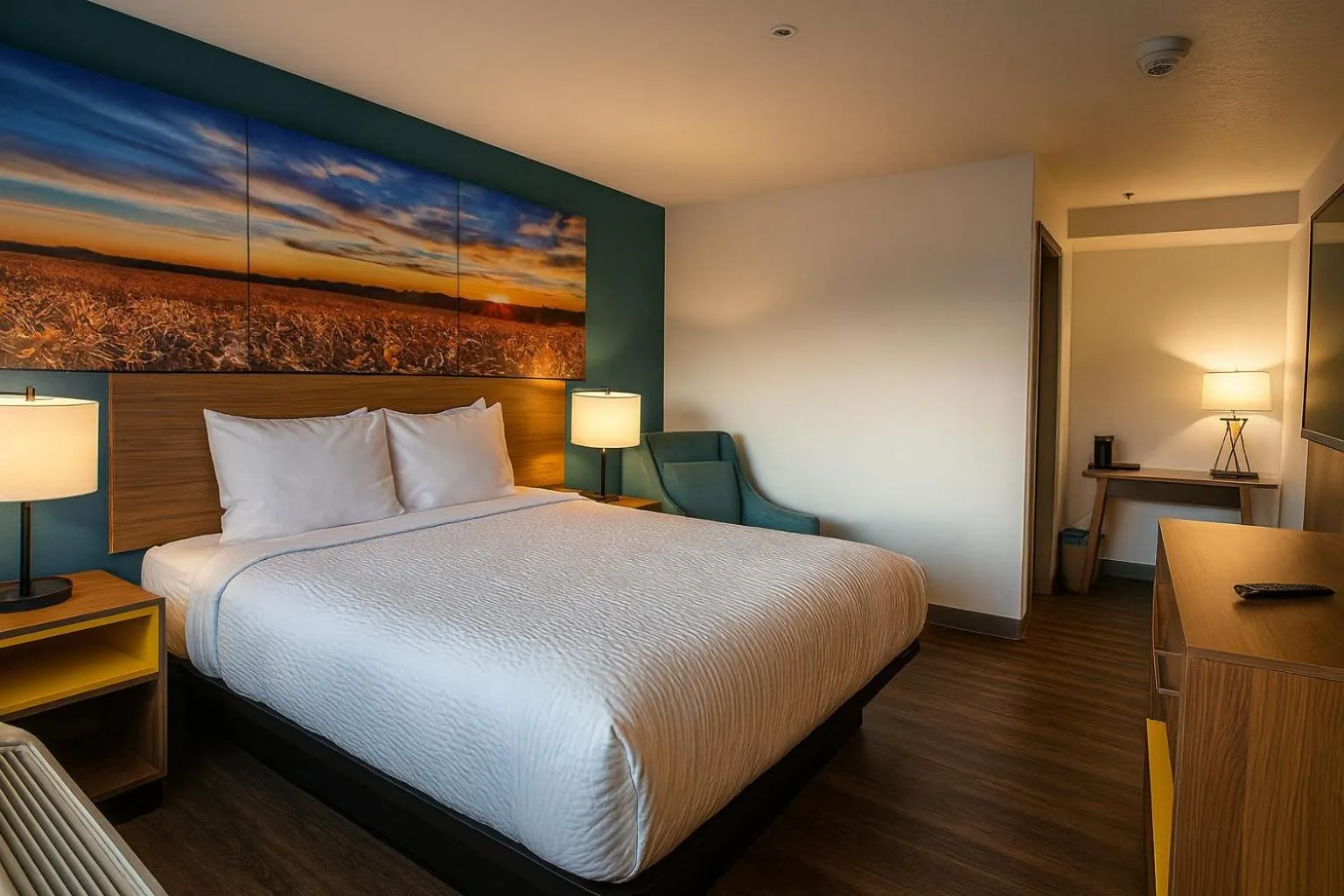 Bed in Days Inn by Wyndham Rock Springs