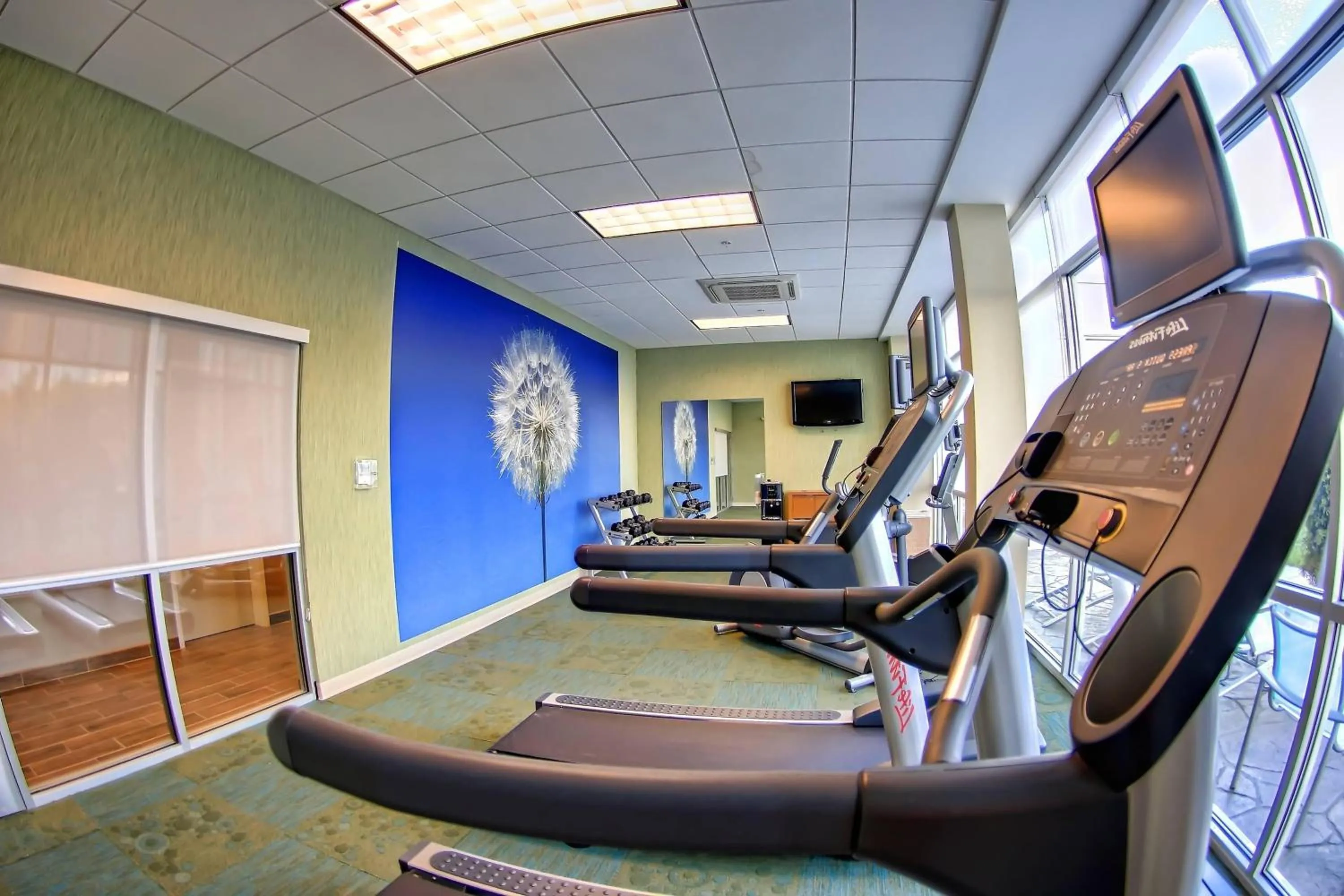 Fitness centre/facilities in SpringHill Suites by Marriott Scranton Montage Mountain