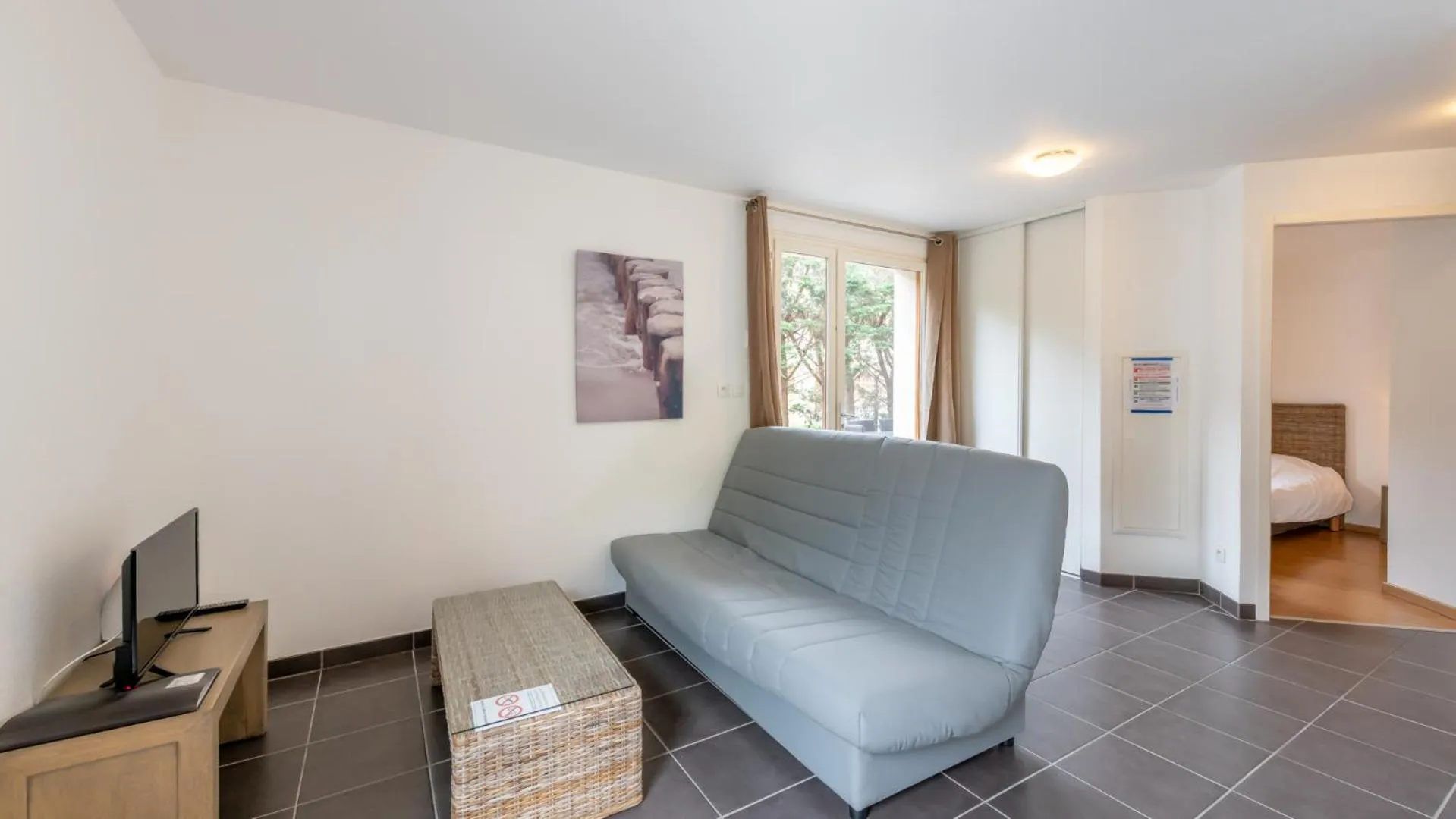 Living room, Bed in Vacancéole - Les Rives du Lac