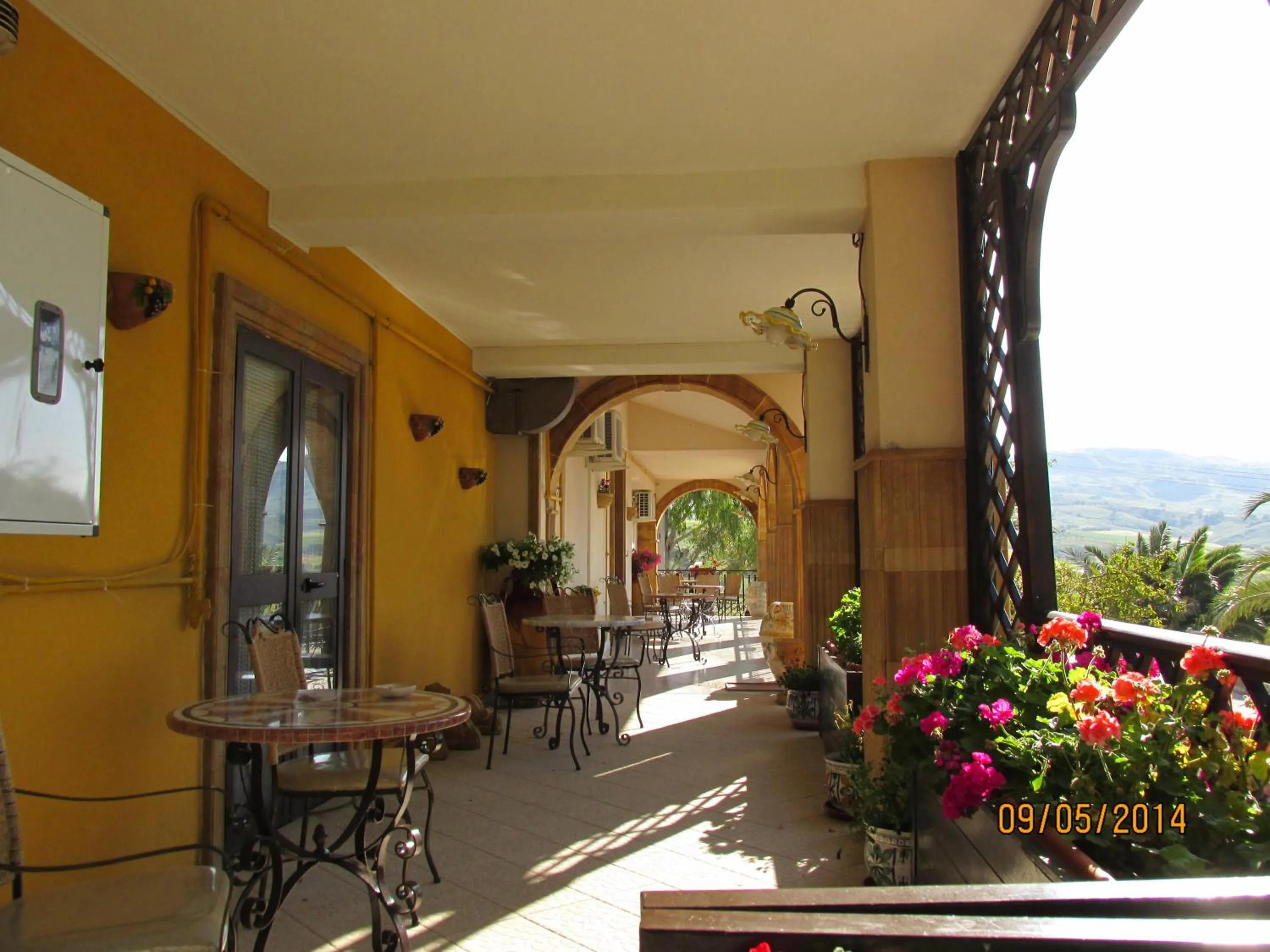 Balcony/Terrace in Agriturismo Reggia Saracena