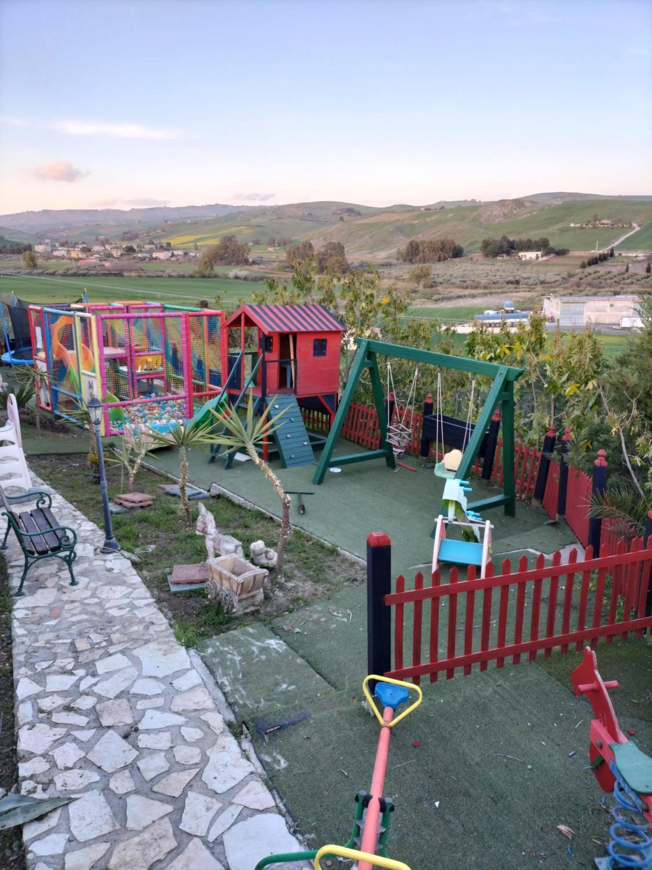 Children play ground in Agriturismo Reggia Saracena