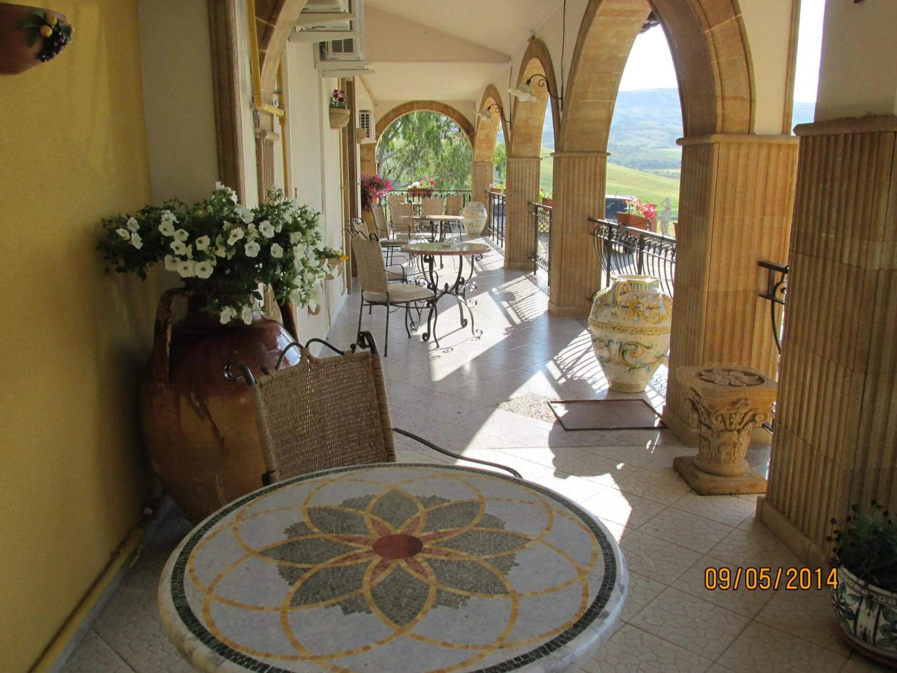 Balcony/Terrace in Agriturismo Reggia Saracena