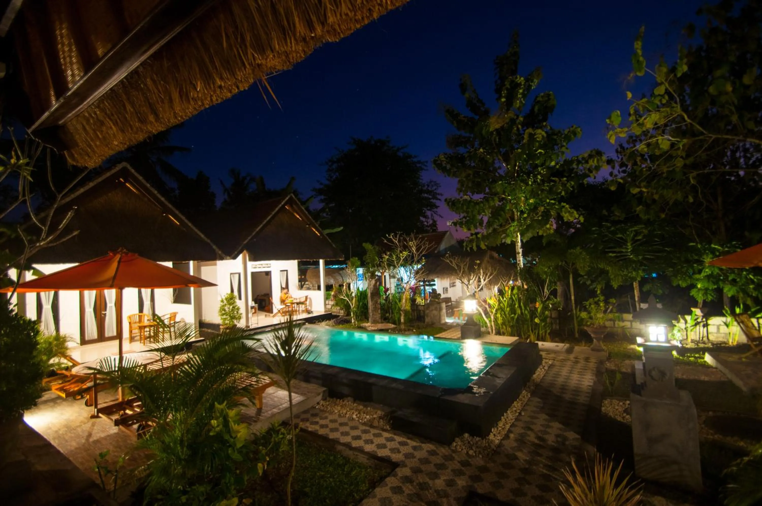 Swimming pool in Japa Bungalow