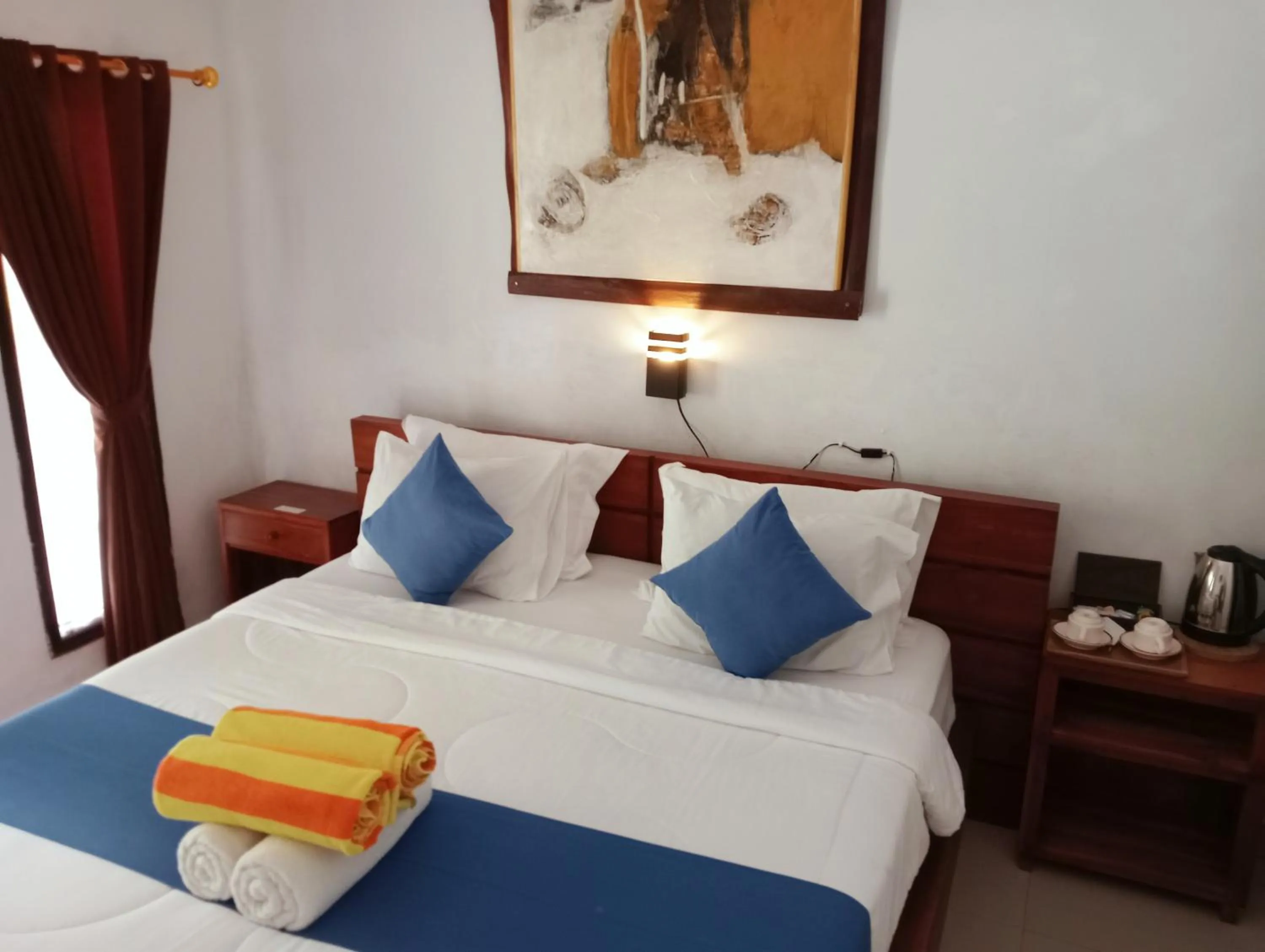 Bed in Japa Bungalow