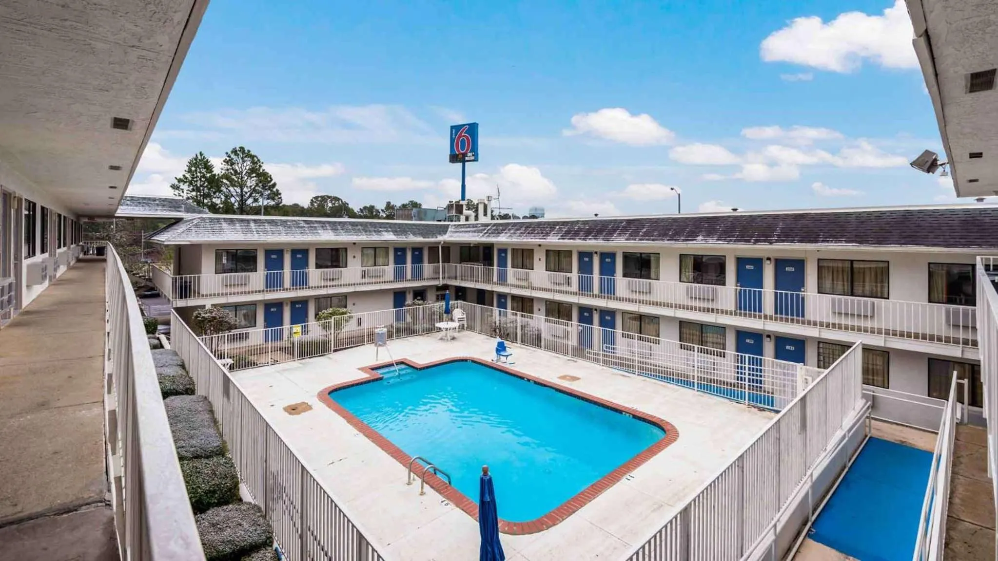 Pool view in Motel 6-Bessemer, AL - Birmingham