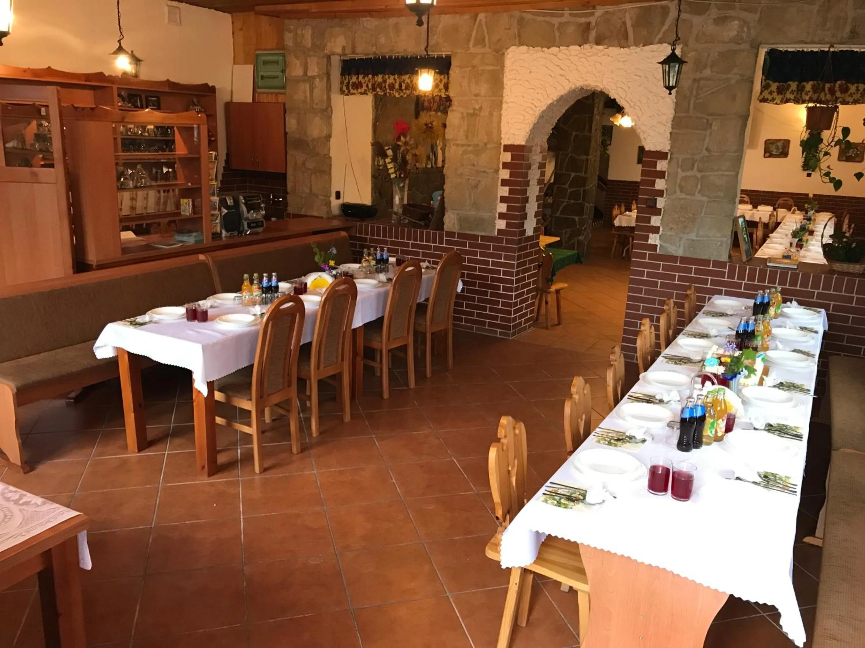 Dining area in uKazika