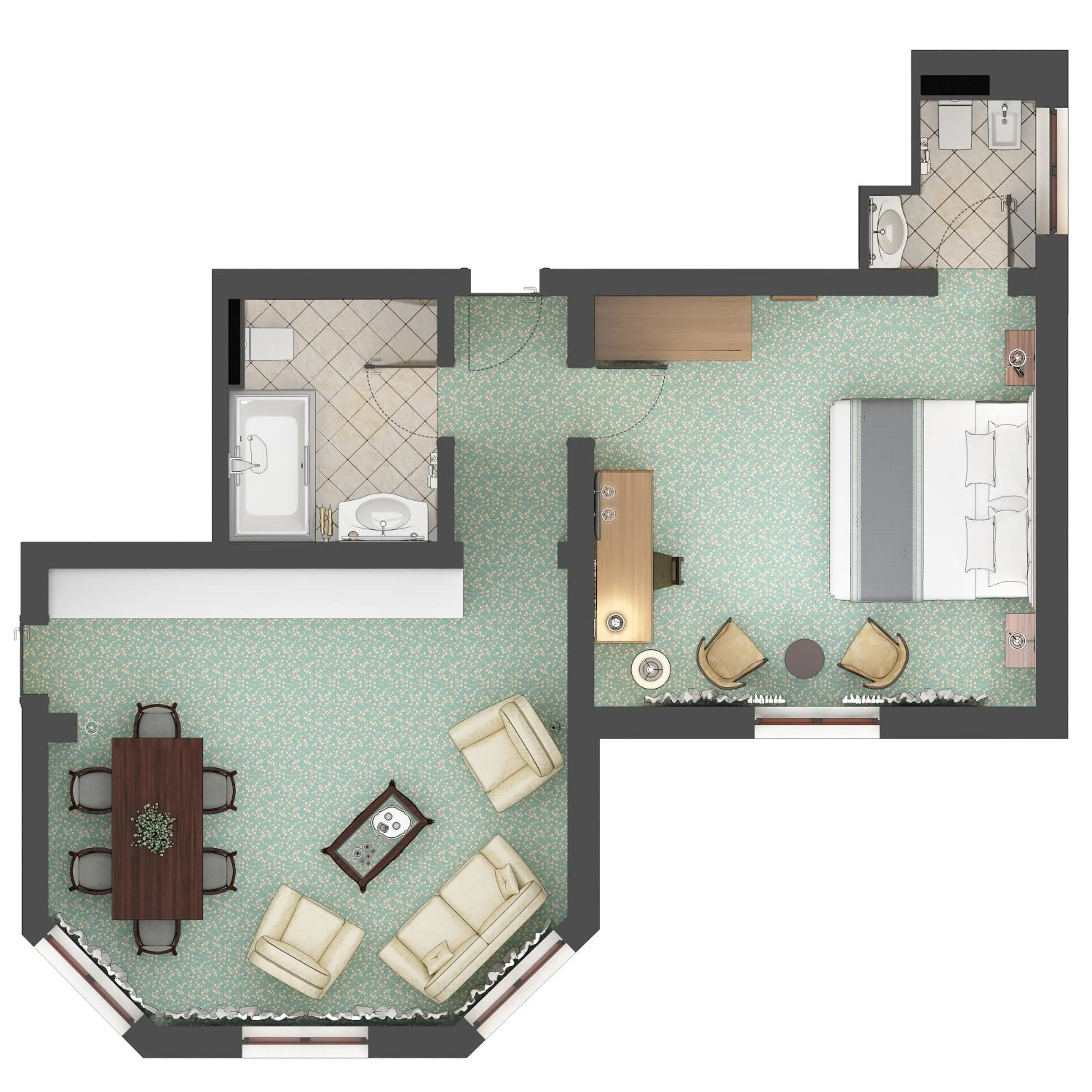 Floor plan in Hotel Sonnenhof