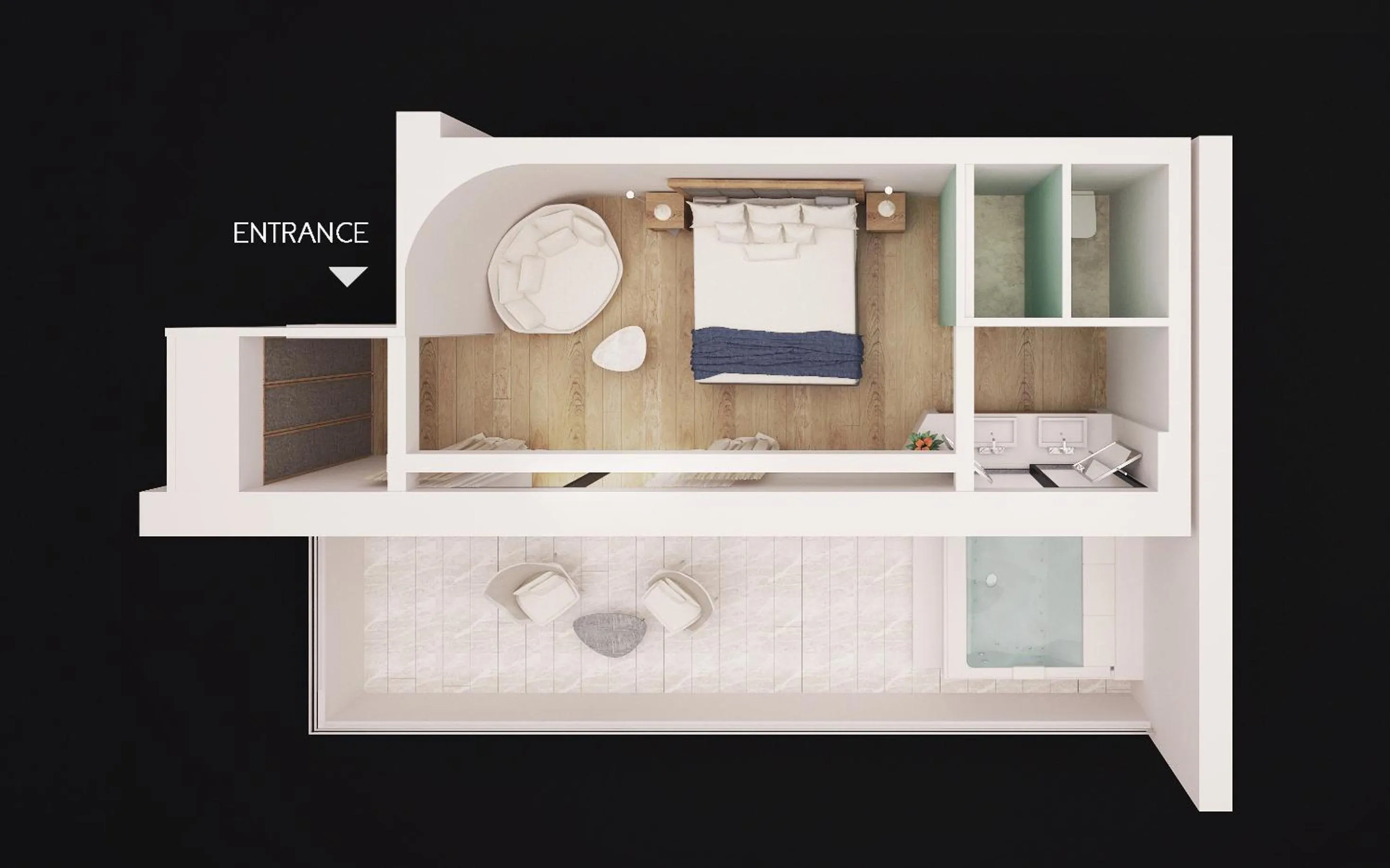 Photo of the whole room in Samian Mare Hotel, Suites & Spa