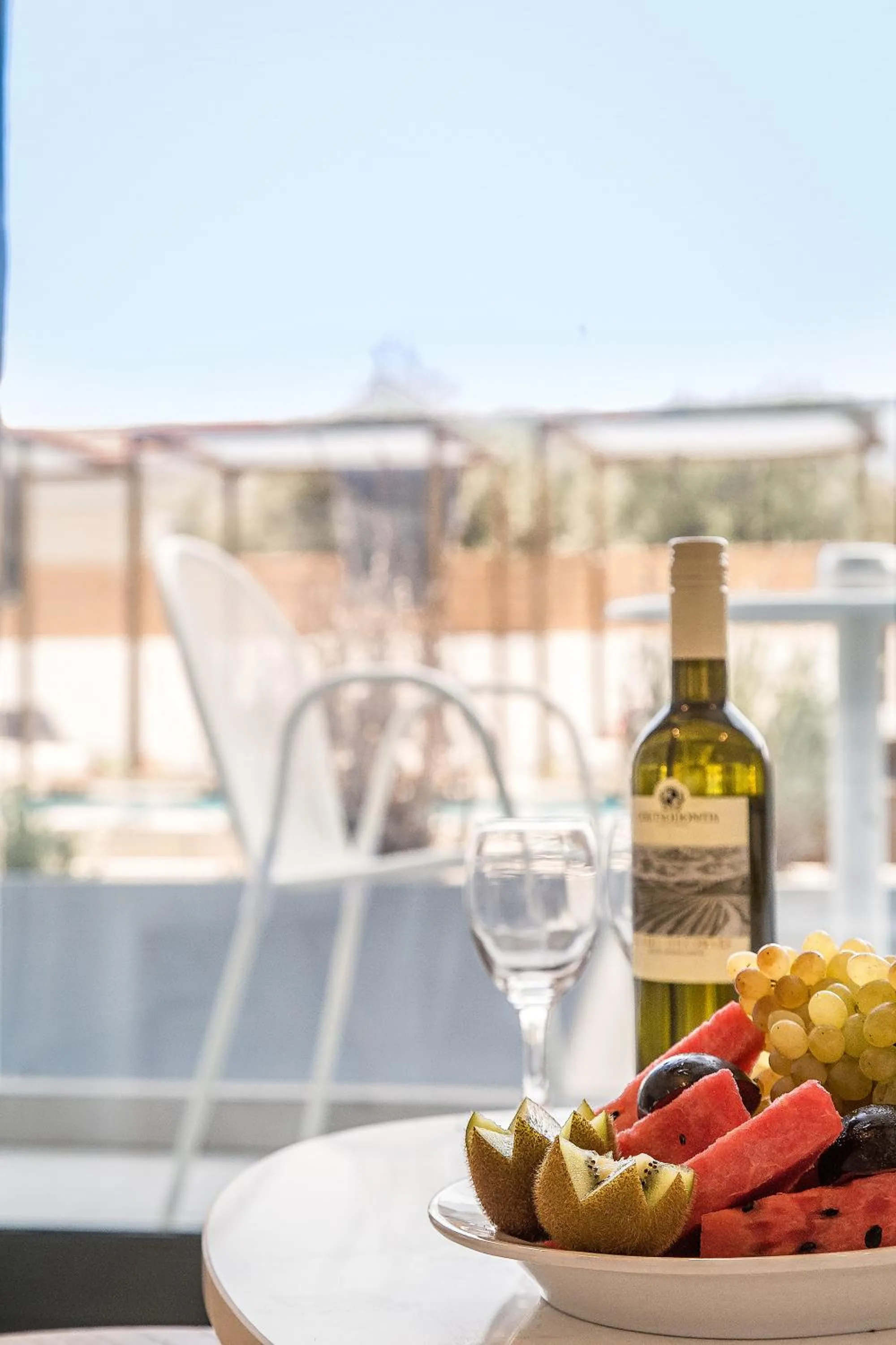 Balcony/Terrace in Samian Mare Hotel, Suites & Spa
