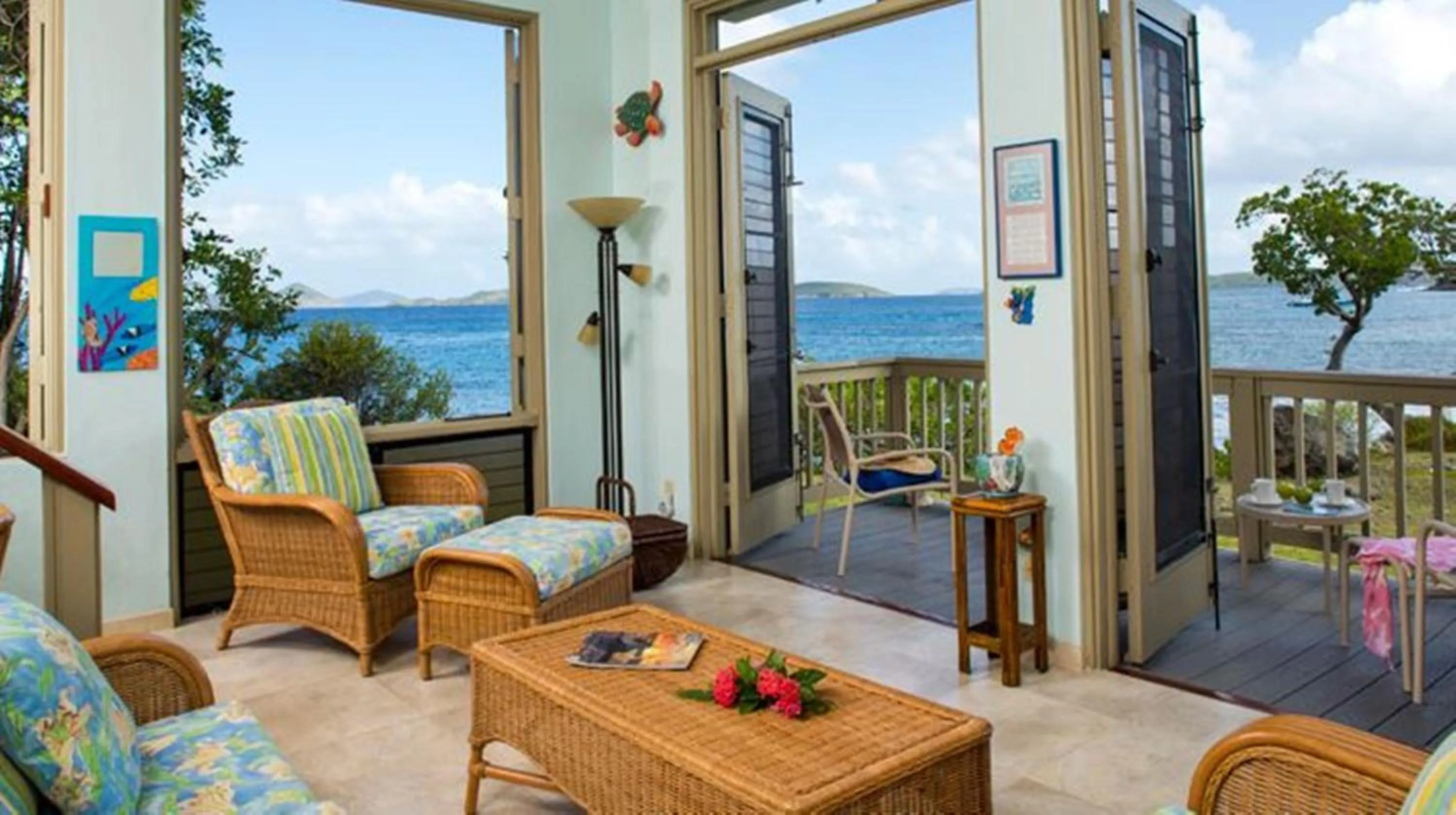 Seating area in Gallows Point Resort