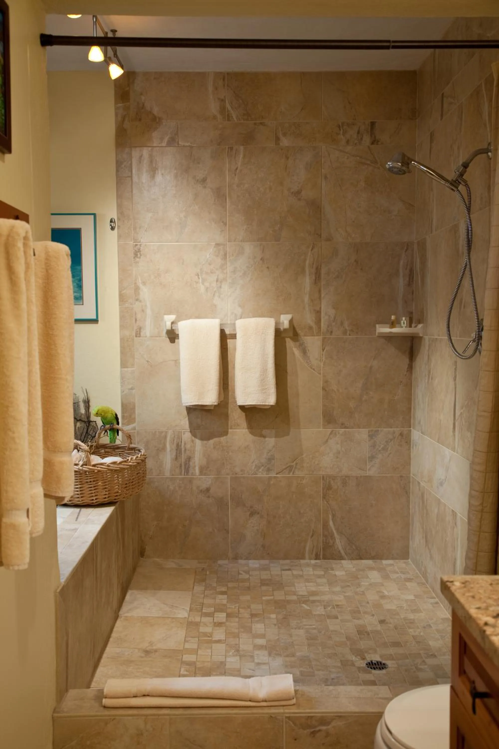 Shower in Gallows Point Resort