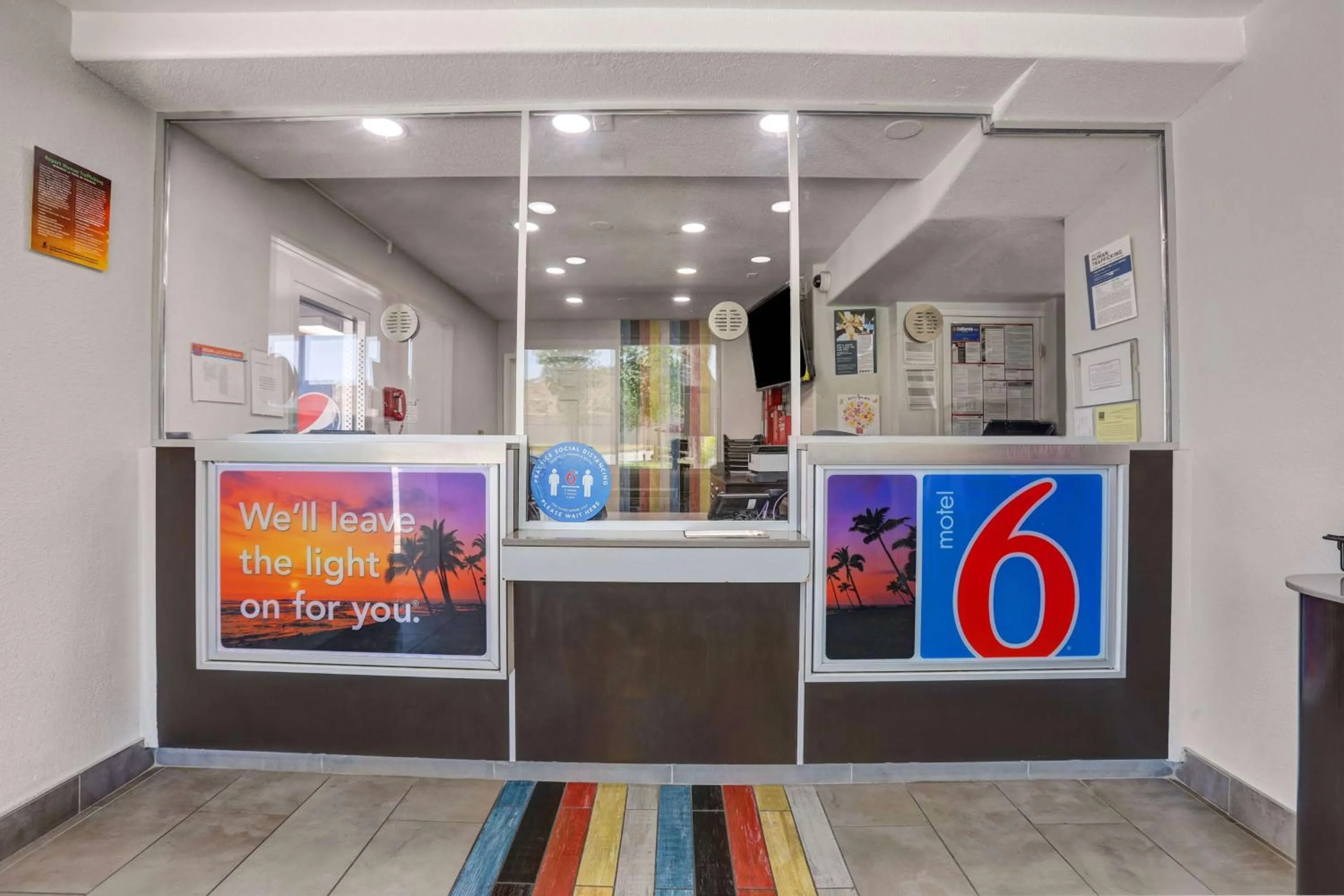 Lobby or reception in Motel 6-San Bernardino, CA - North