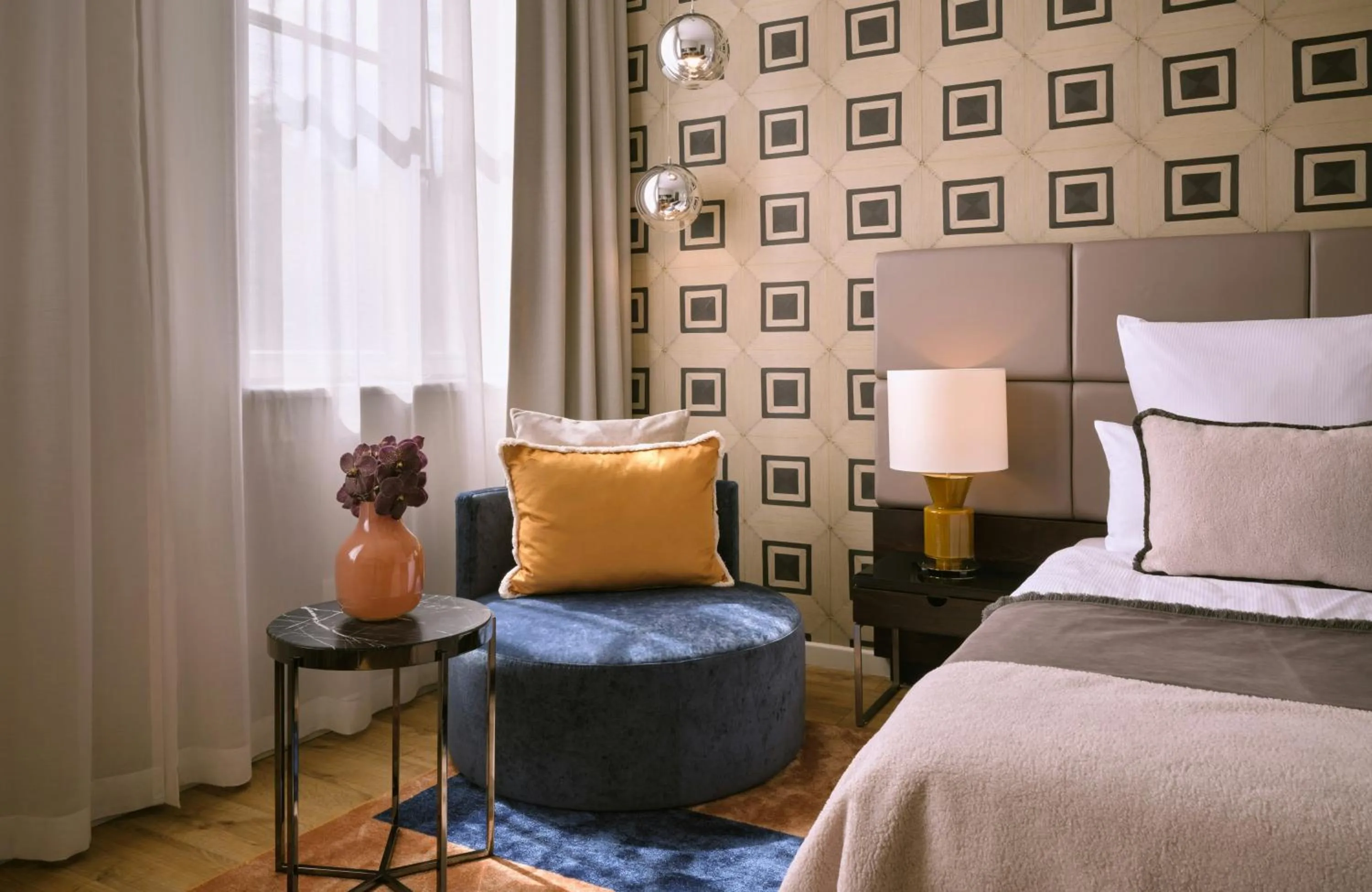 Photo of the whole room, Bed in The Posthouse Berlin Potsdamer Platz- Leonardo Limited Edition