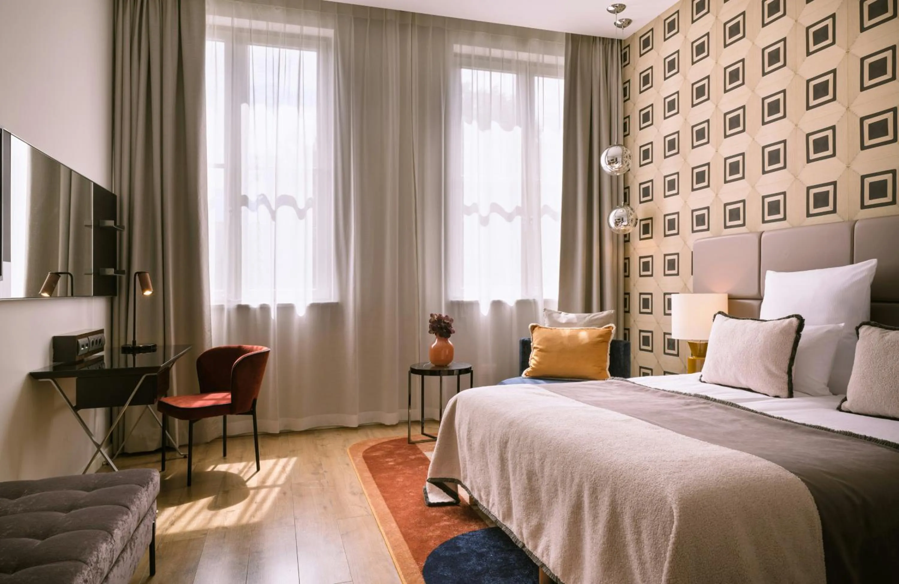 Photo of the whole room, Bed in The Posthouse Berlin Potsdamer Platz- Leonardo Limited Edition