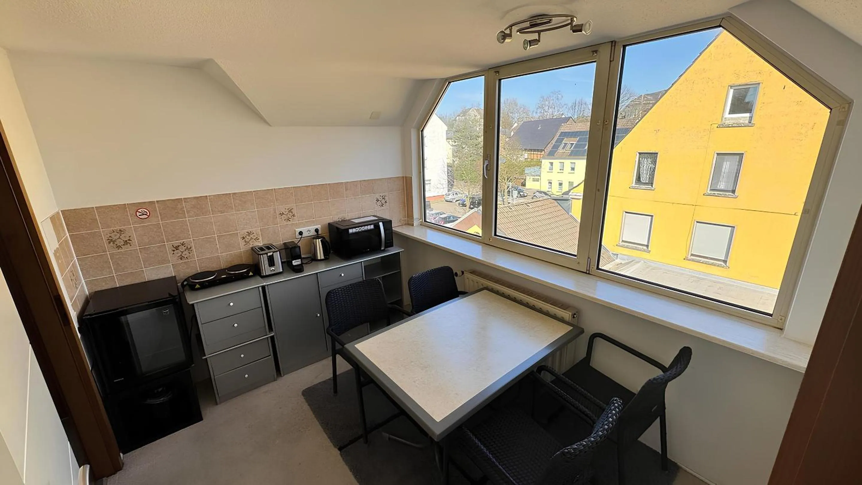 Kitchen or kitchenette in Hotel Specht by Trotmannia