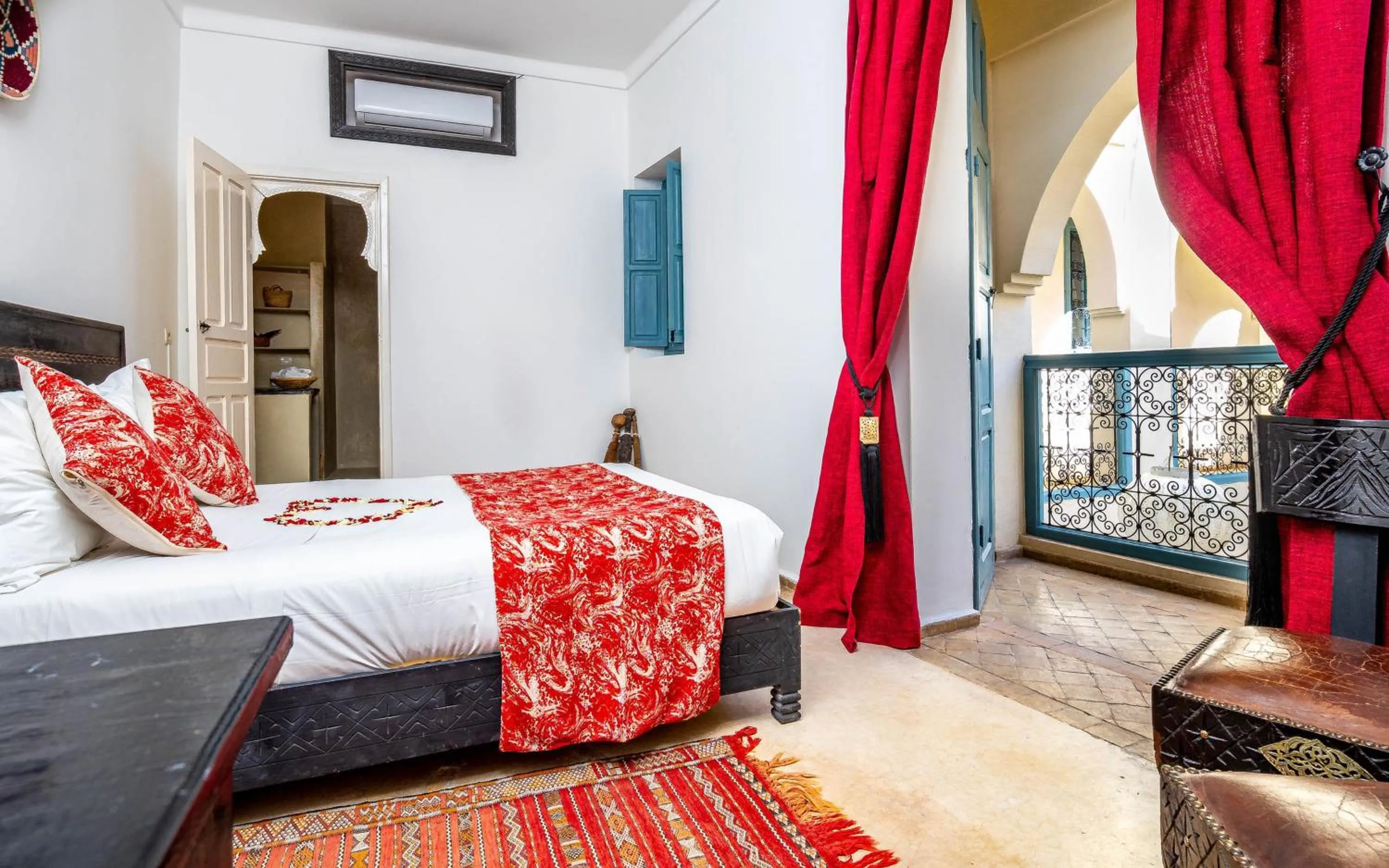 Bed in Riad L'orange Bleue