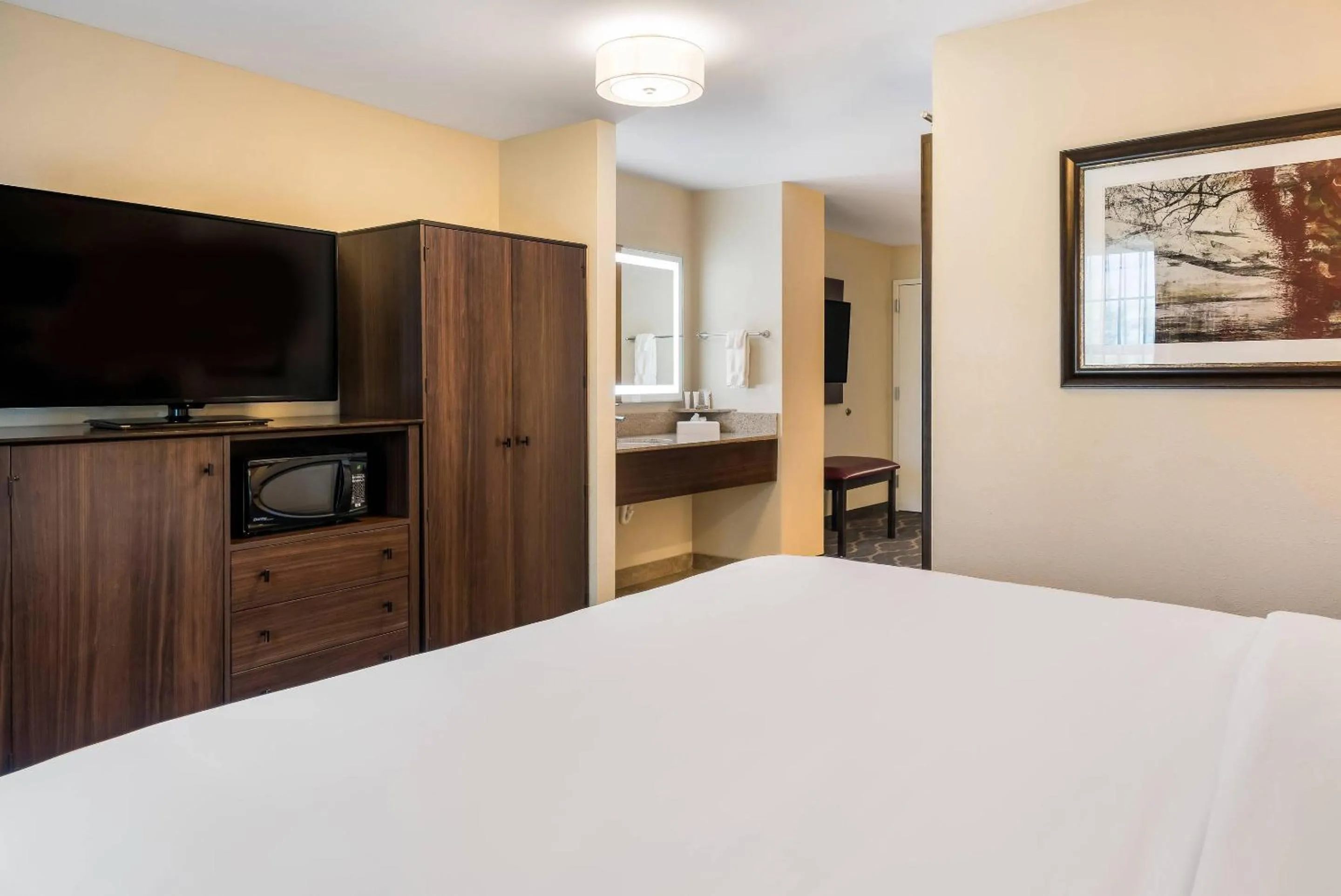 Bedroom, Bed in Country Inn & Suites by Radisson, Grandville-Grand Rapids West, MI