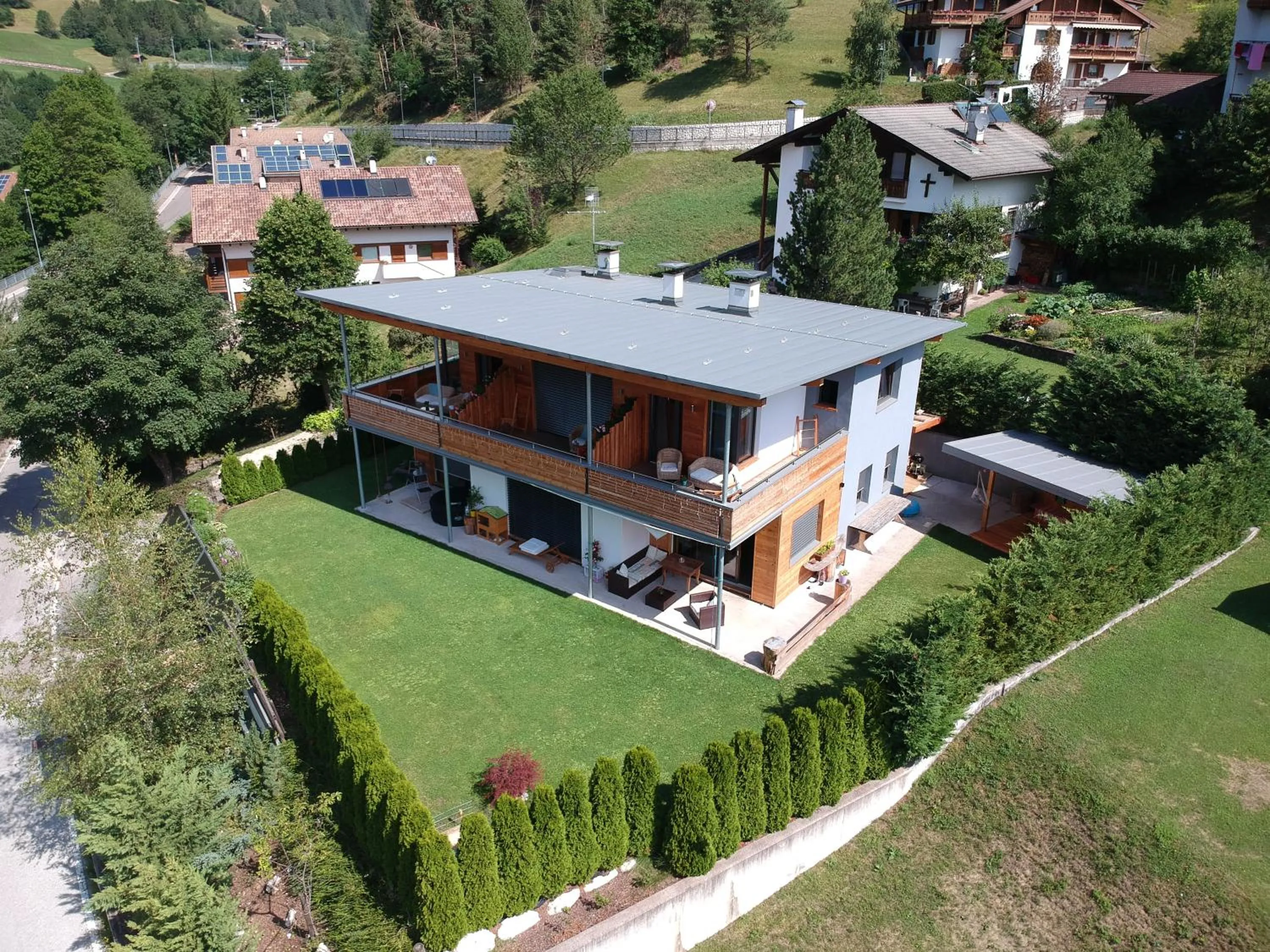 Bird's eye view in Casa de Fiemme