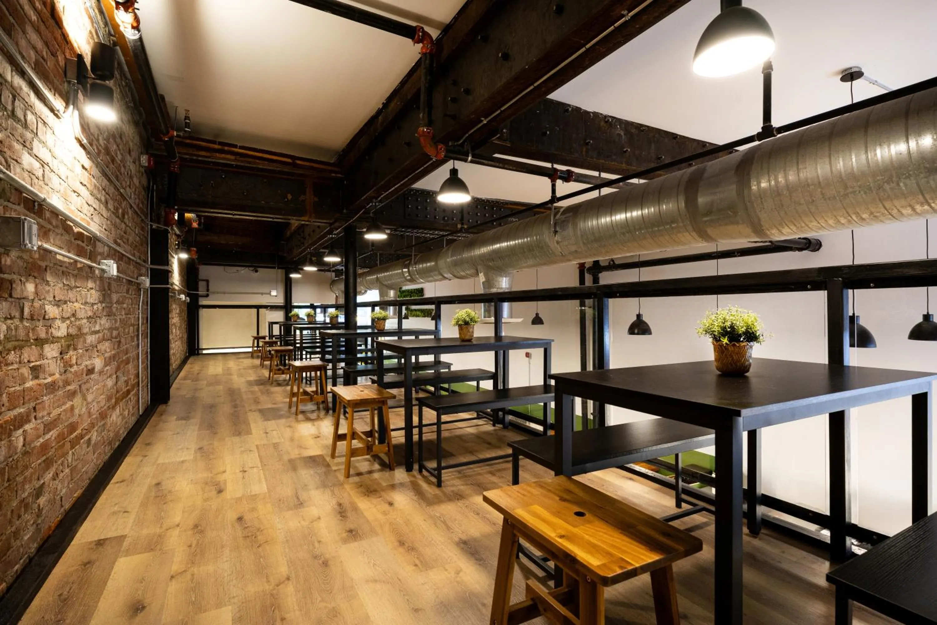 Communal lounge/ TV room in Samesun Vancouver