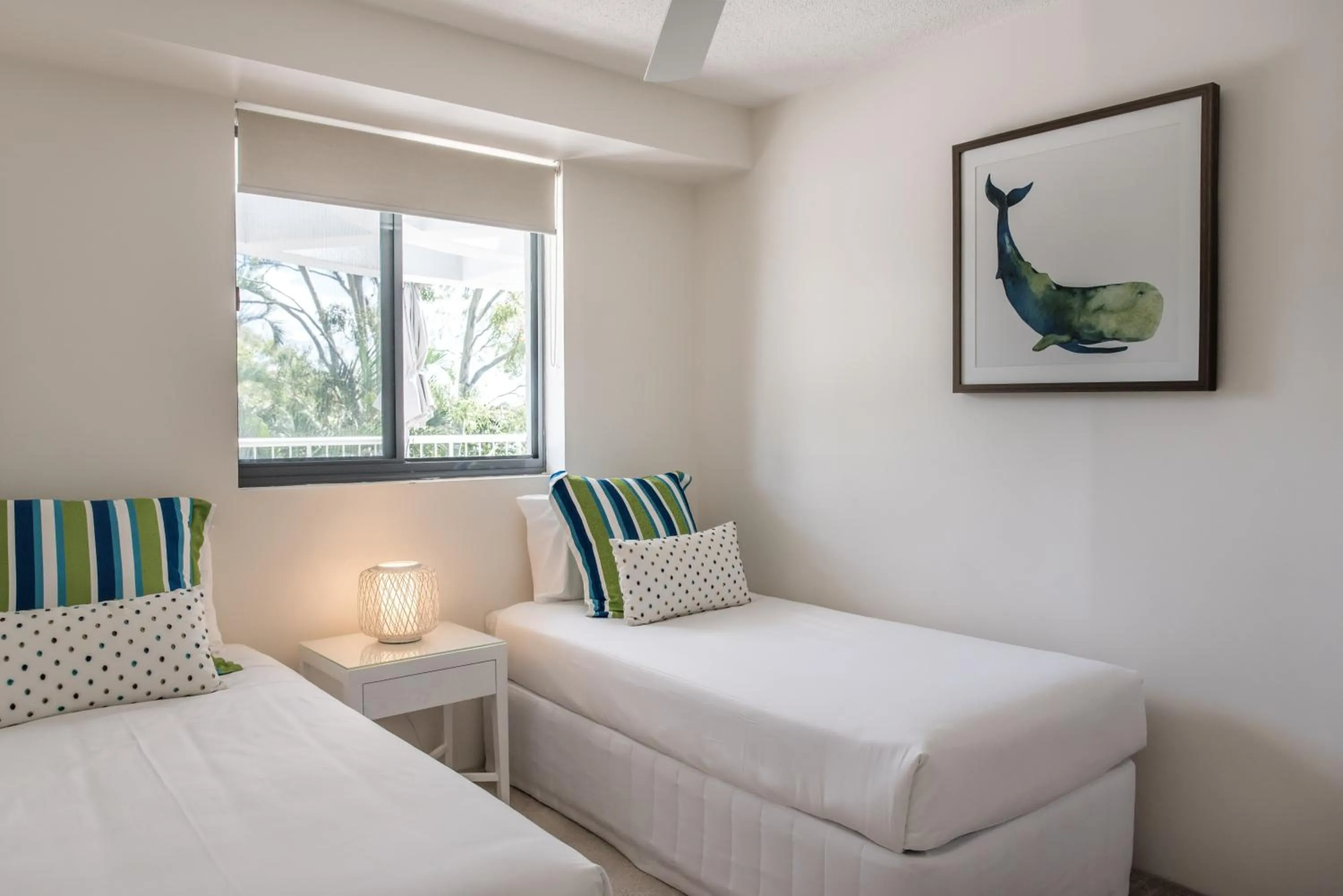 Bed in Noosa Pacific Resort