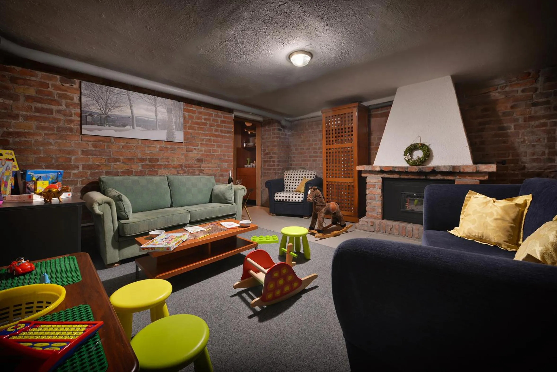 Game Room in Vysocina Design Apartments