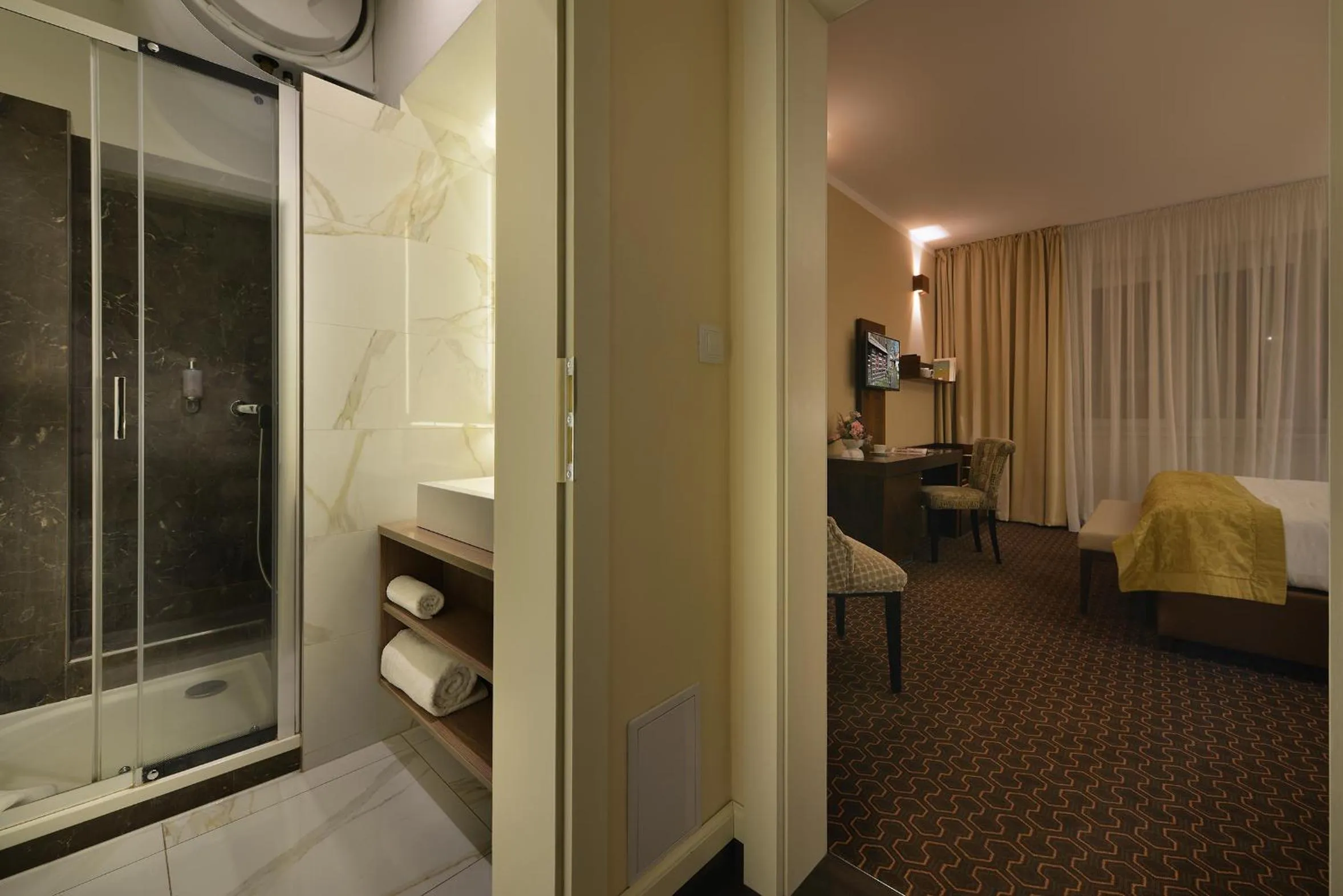 Bed in Vysocina Design Apartments