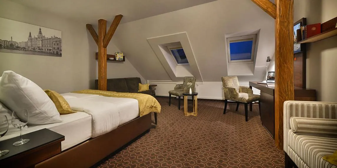 Bed in Vysocina Design Apartments